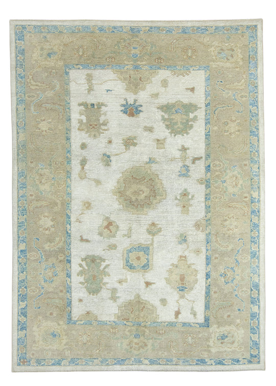 Turkish Oushak Rug 6'4" x 8'9" #18593