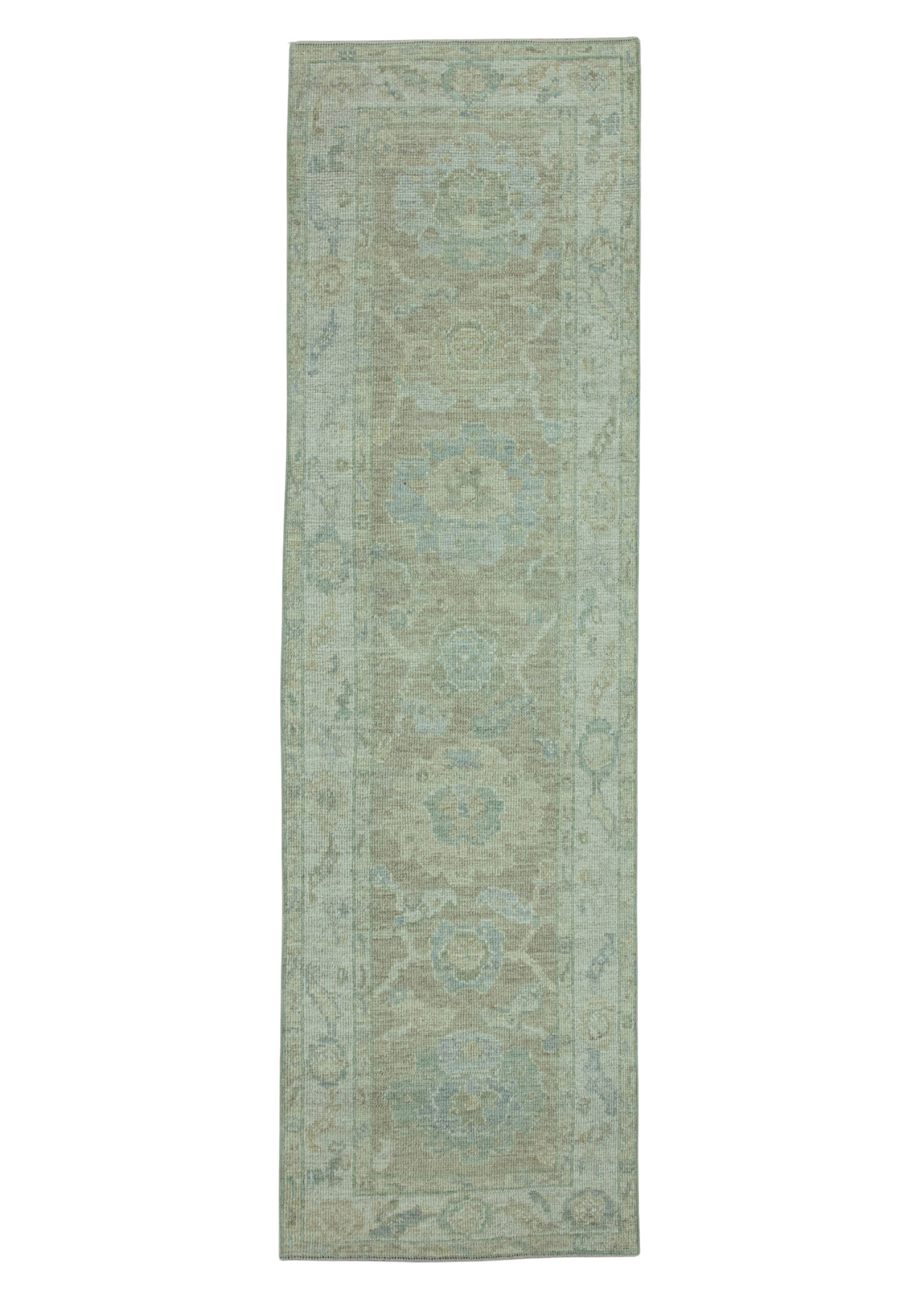 Turkish Oushak Rug 2'6" x 8'8" #19421