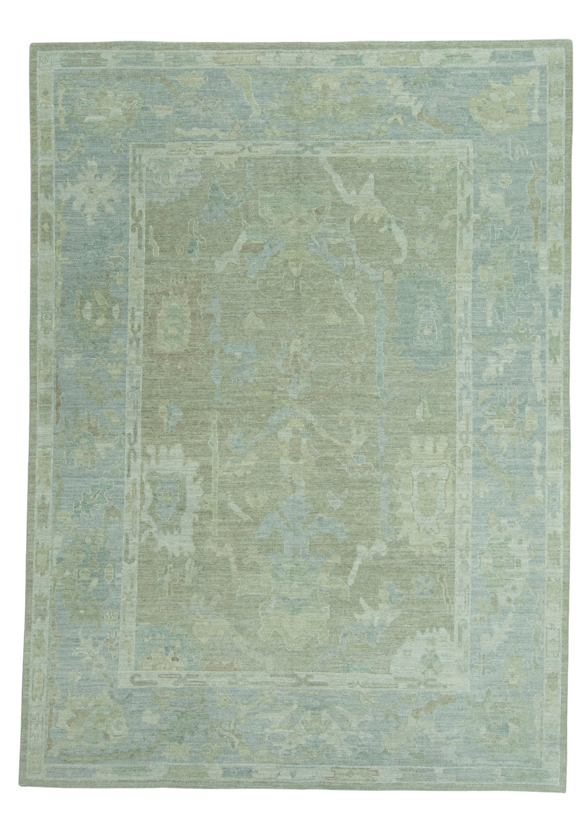 Turkish Oushak Rug 8'10" x 12'2" #19365
