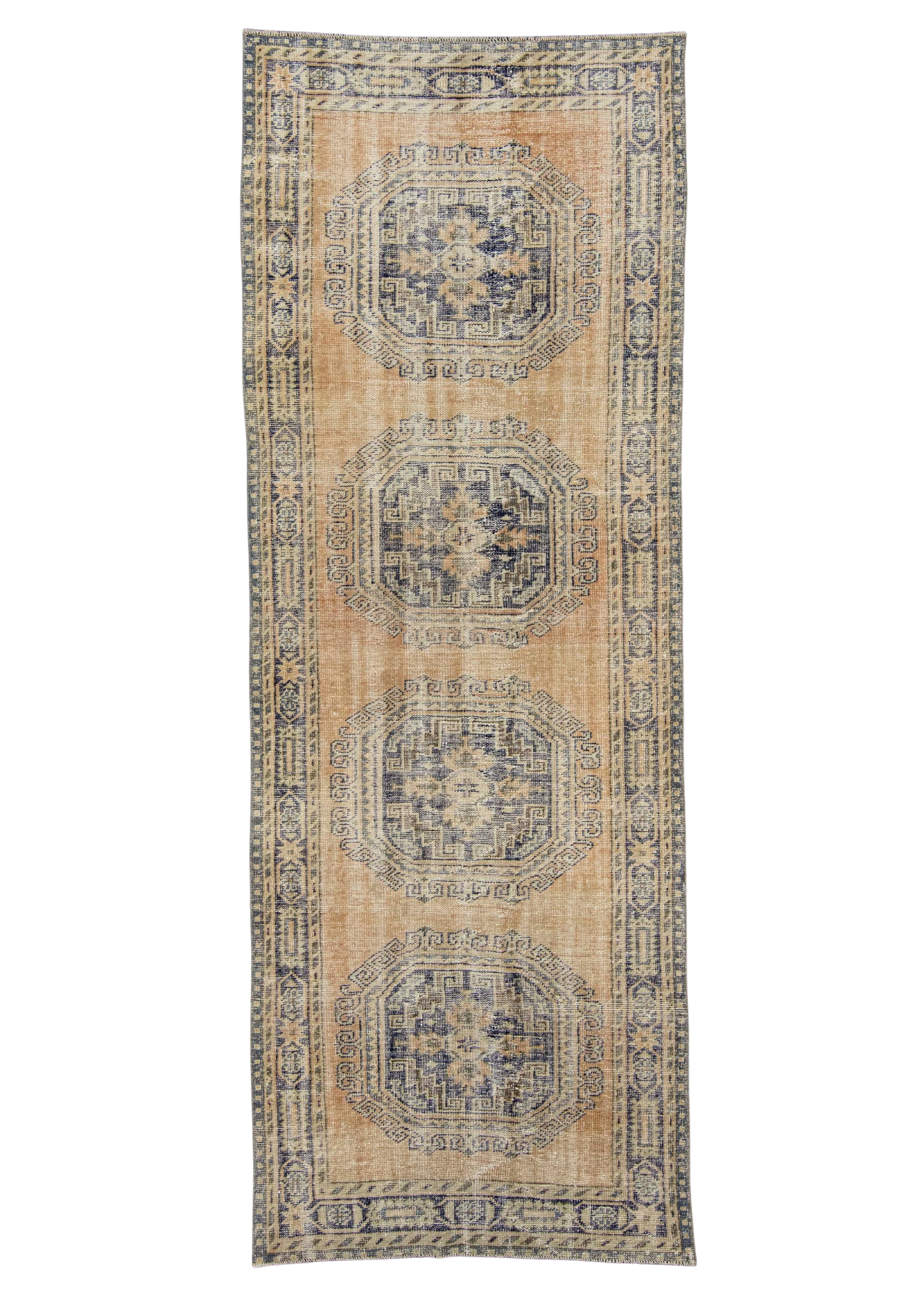 Turkish Vintage Rug  4'1" x 11'4" #21392