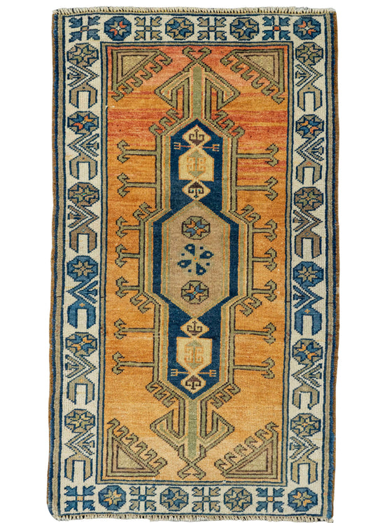 Turkish Yastik Rug  1'11" x  3'4" #22553