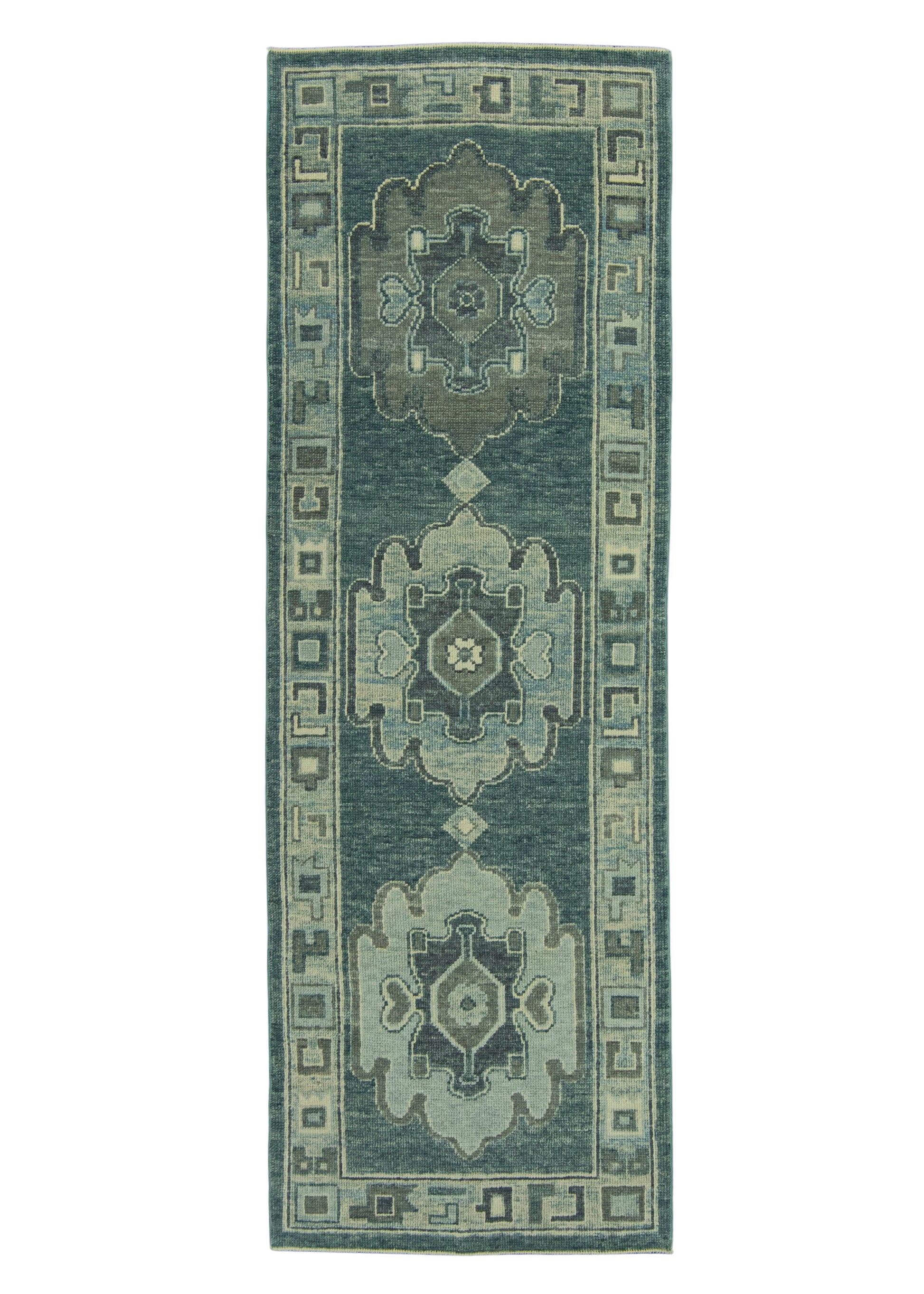 Turkish Oushak Rug 2'10" x 8'5" #19214