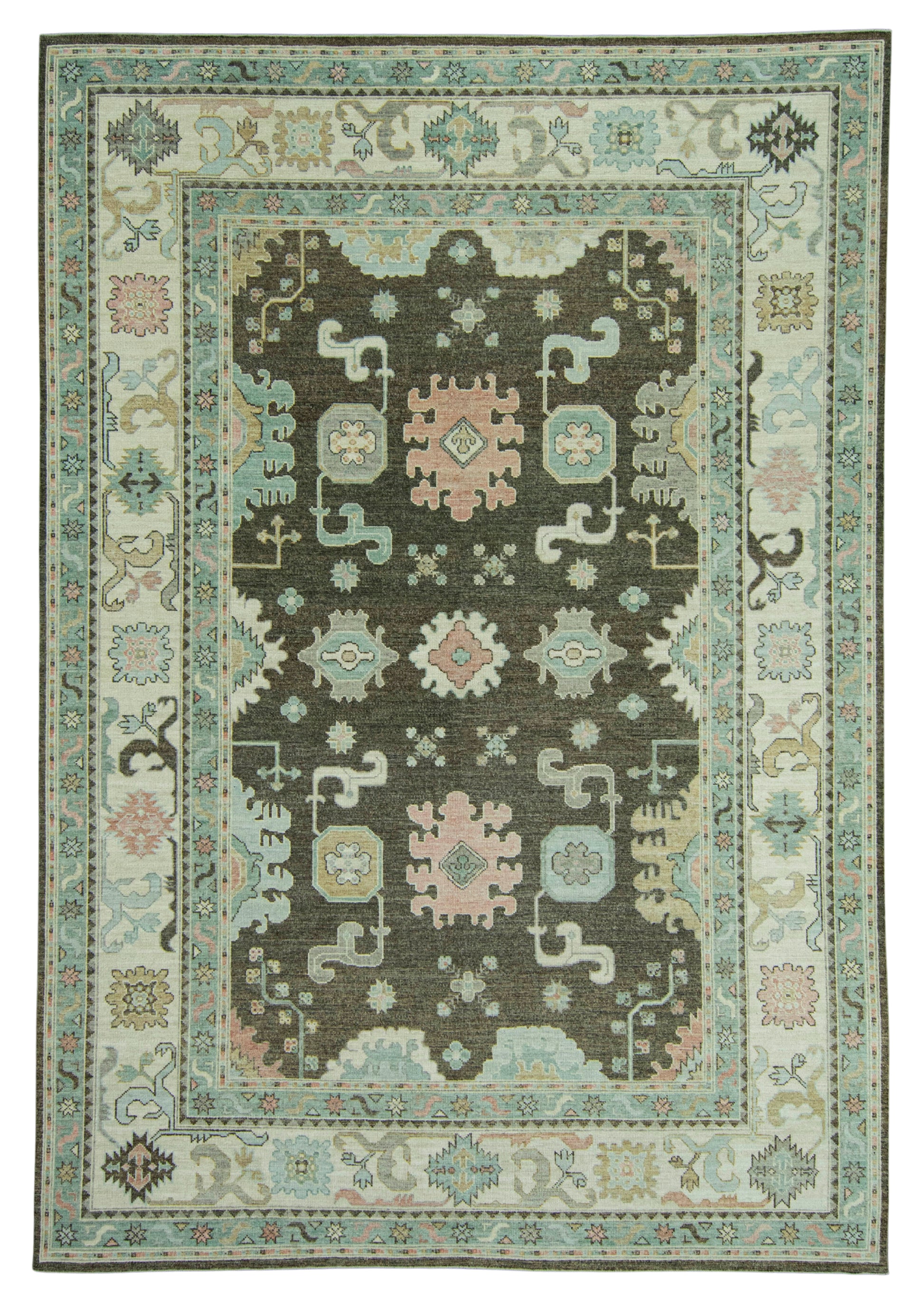 Turkish Oushak Rug 9'8" x 14' #19425
