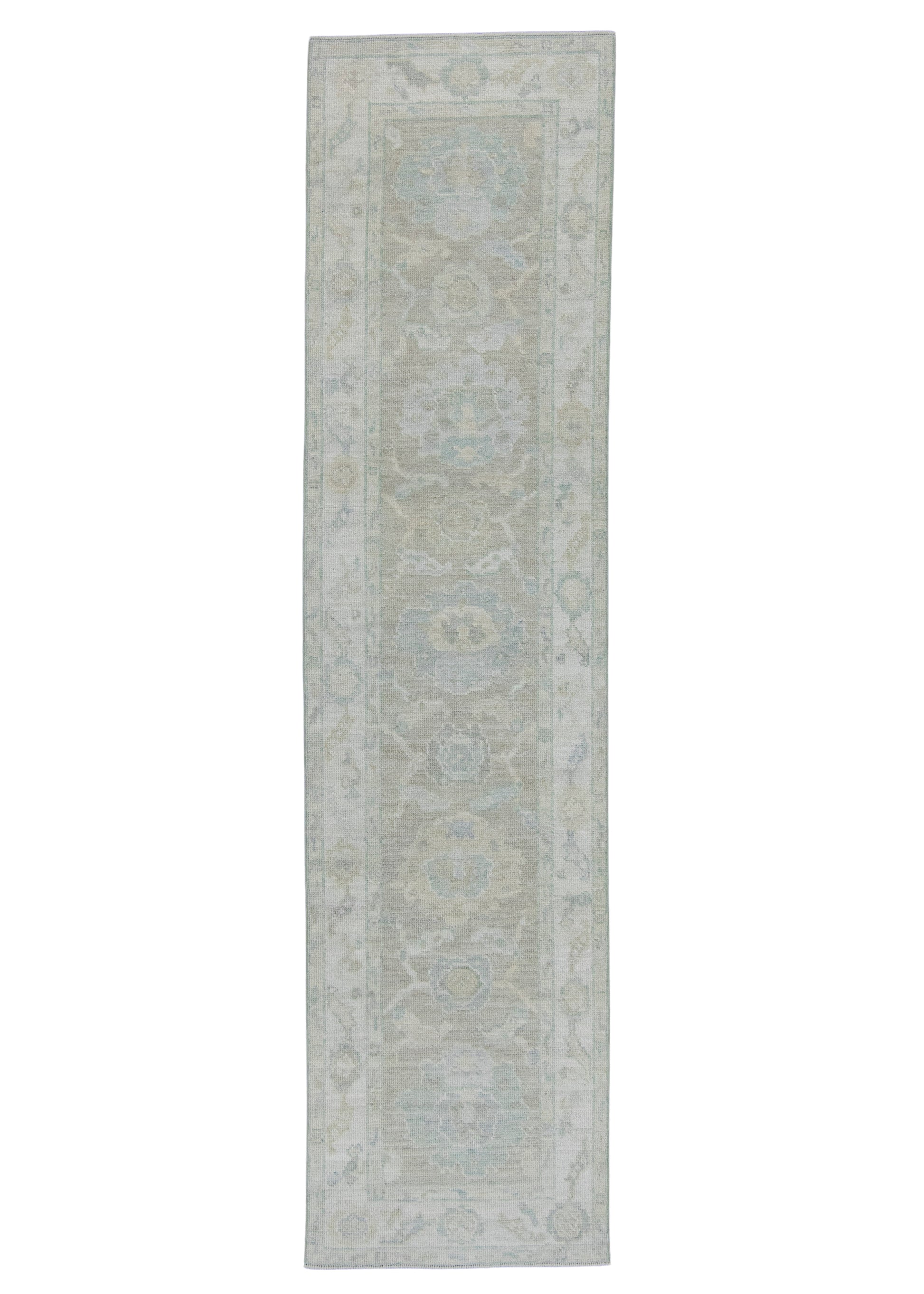 Turkish Oushak Rug 2'6" x 10'1" #19435