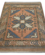 Turkish Vintage Anatolian Rug  3'5" x 4'2" #5012
