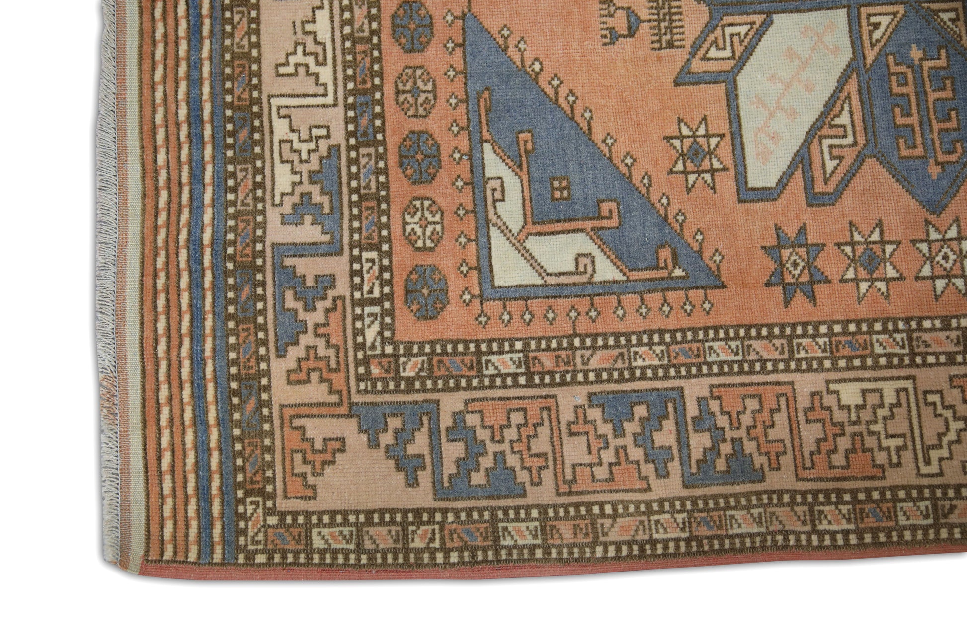 Turkish Vintage Anatolian Rug  3'5" x 4'2" #5012