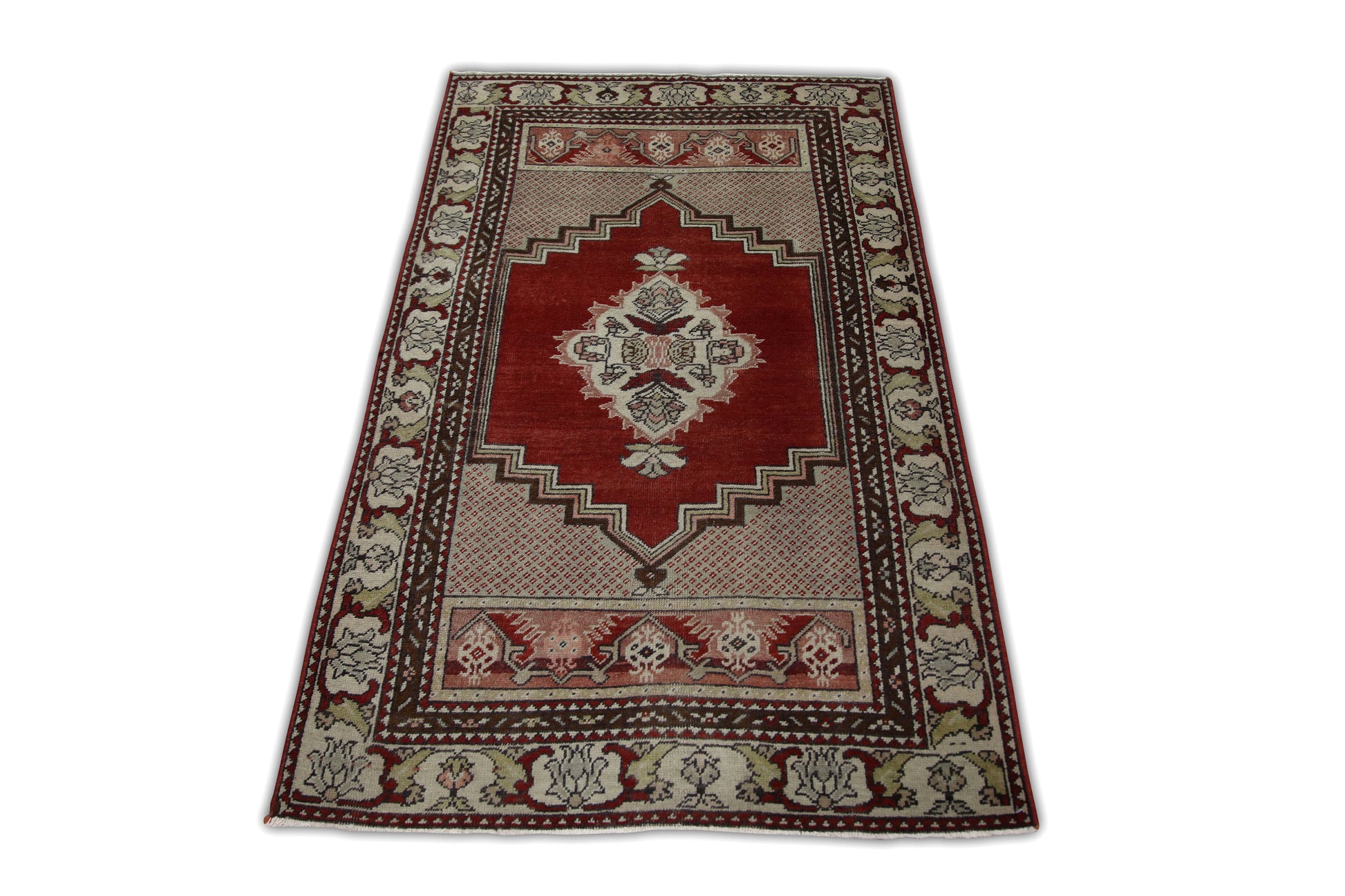 Turkish Vintage Anatolian Rug  3'2" x 5'1" #27