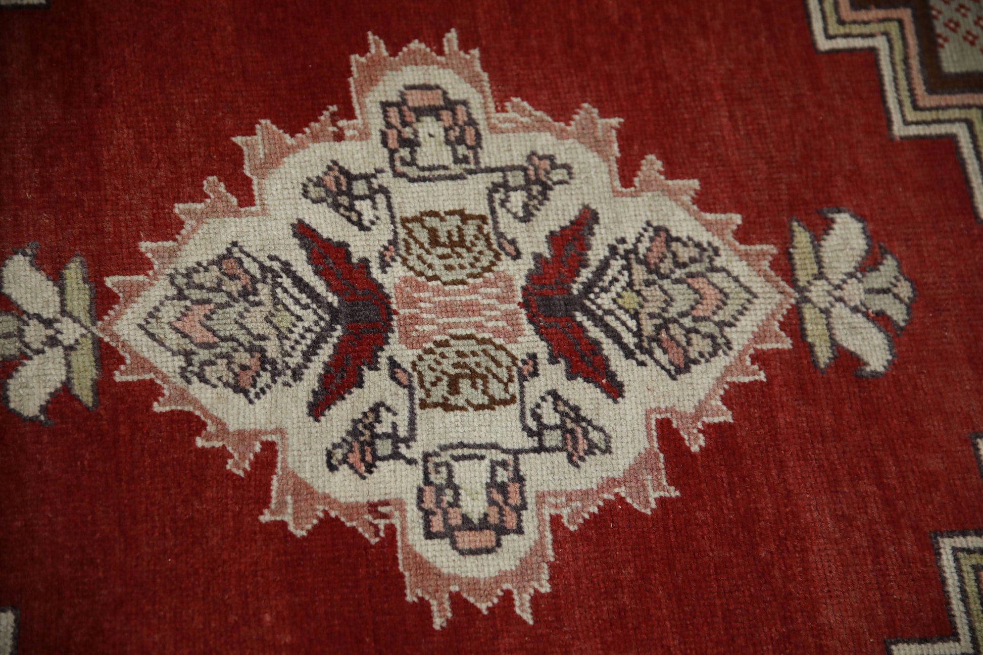 Turkish Vintage Anatolian Rug  3'2" x 5'1" #27