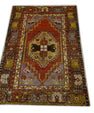 Turkish Vintage Anatolian Rug  2'10" x 4'2" #287