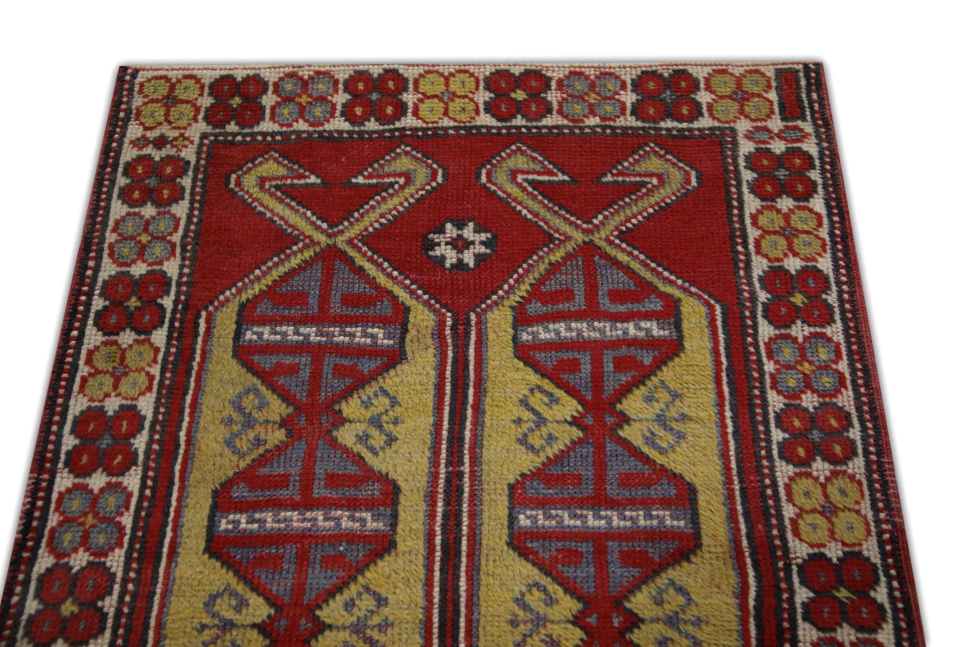Turkish Vintage Anatolian Rug  2'7" x 4'3" #293