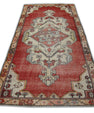 Turkish Vintage Anatolian Rug  4' x 8' #441