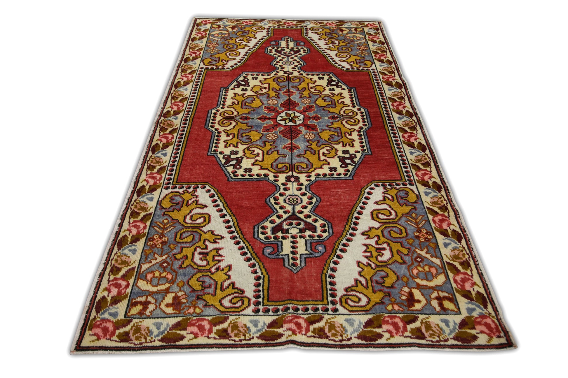 Turkish Vintage Anatolian Rug  4'8" x 8' #442