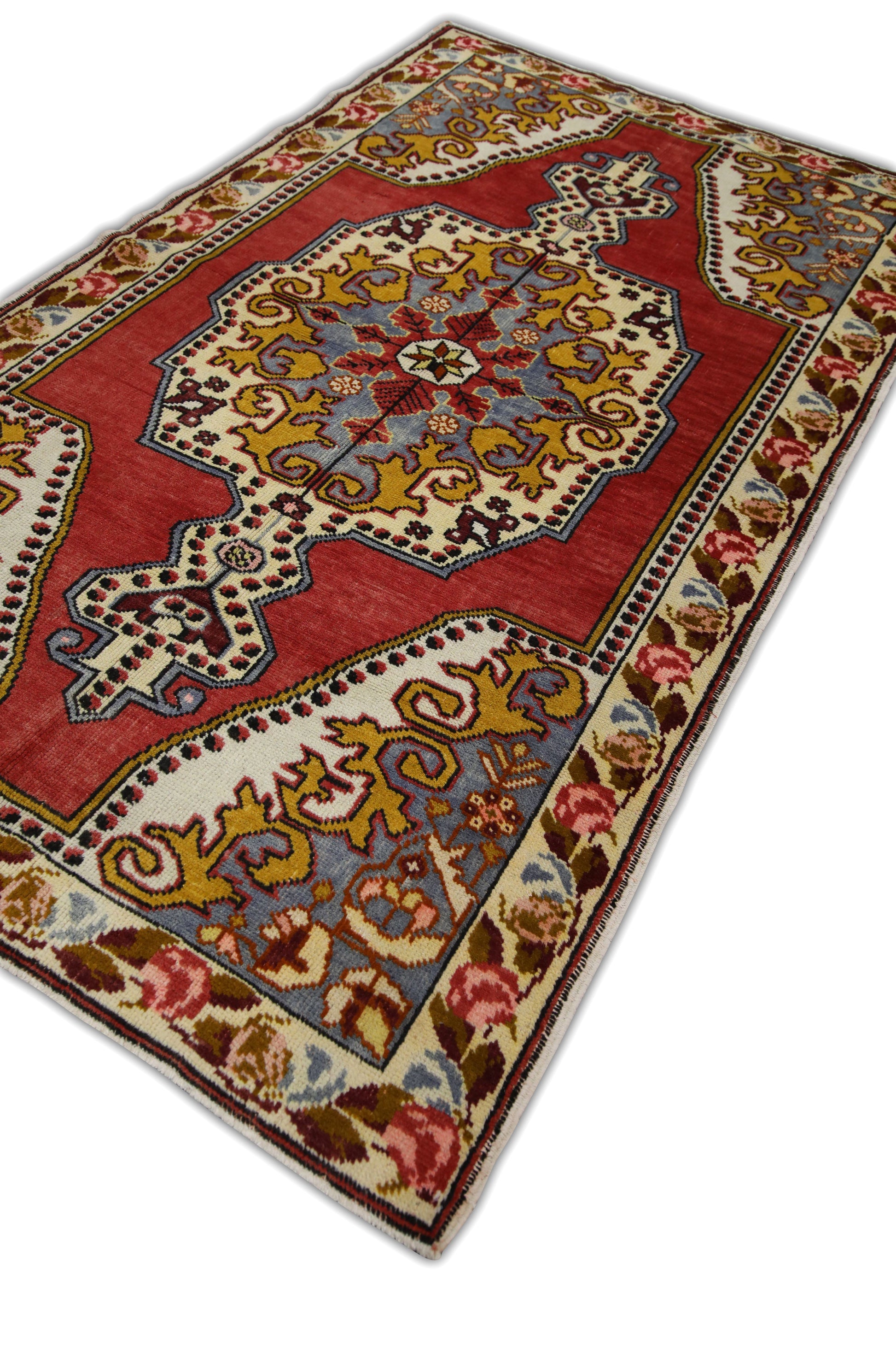 Turkish Vintage Anatolian Rug  4'8" x 8' #442