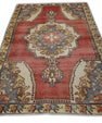 Turkish Vintage Anatolian Rug  4'7" x 7'4" #445