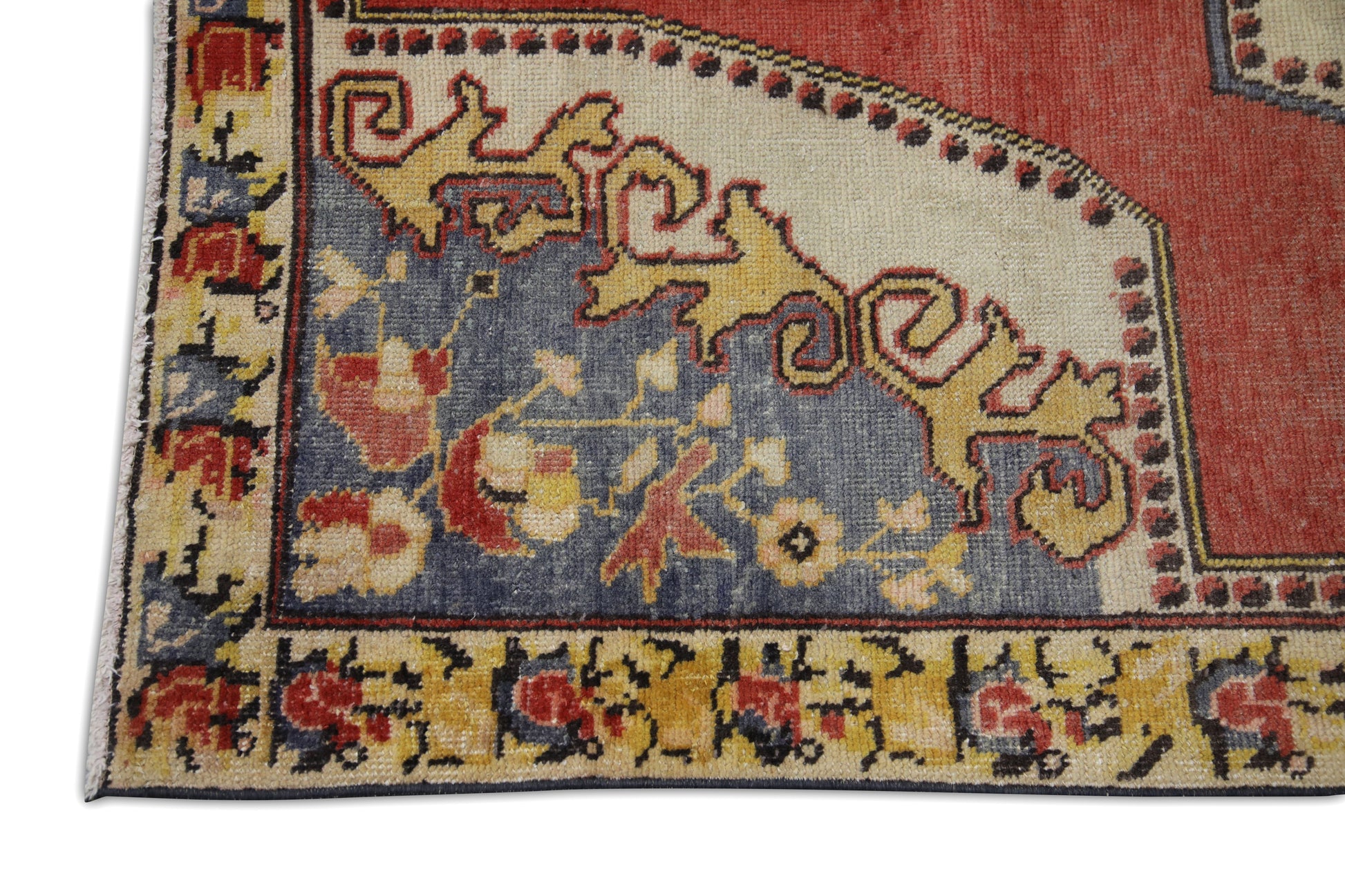 Turkish Vintage Anatolian Rug  4'7" x 7'4" #445