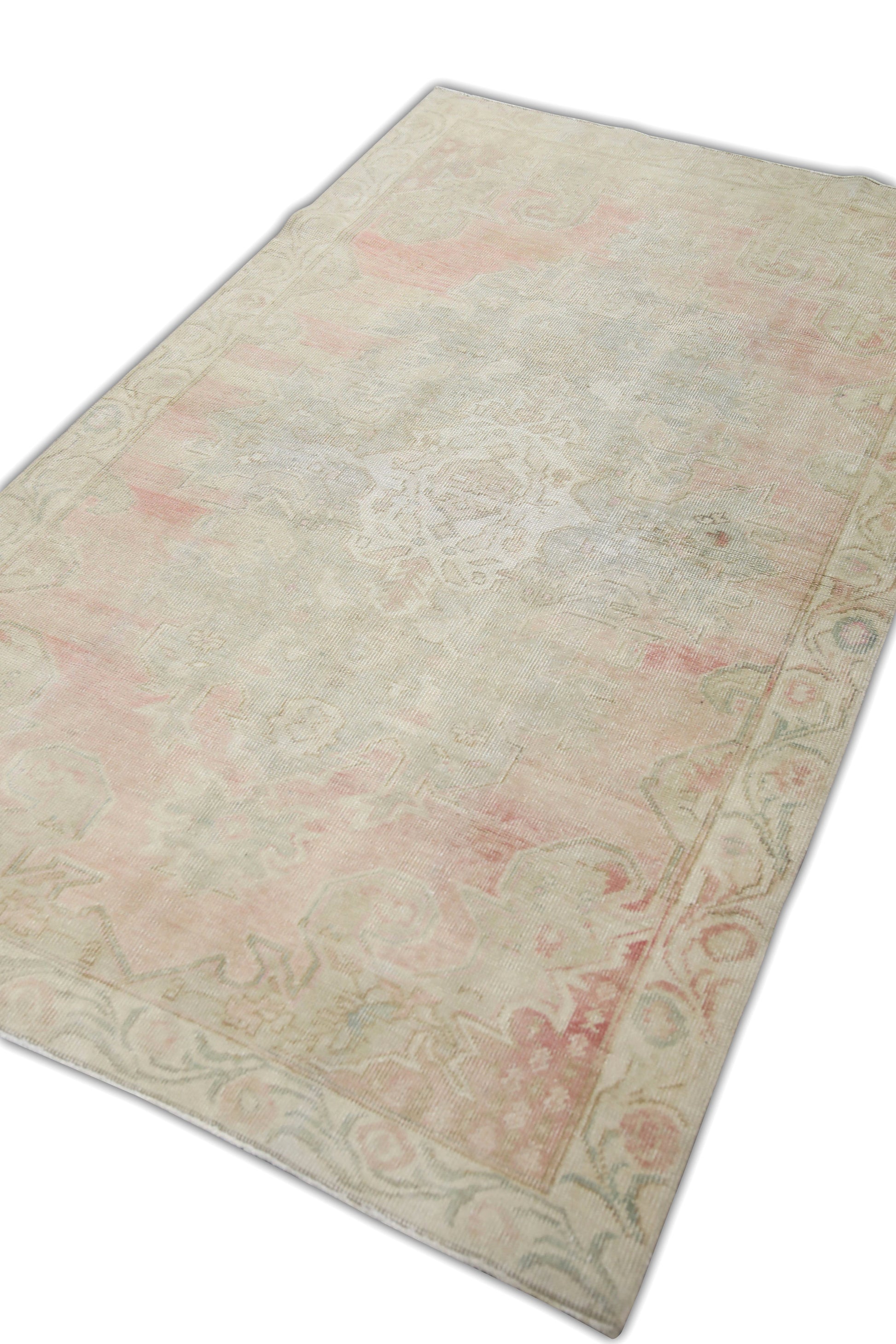 Turkish Vintage Anatolian Rug  4'3" x 7'2" #452