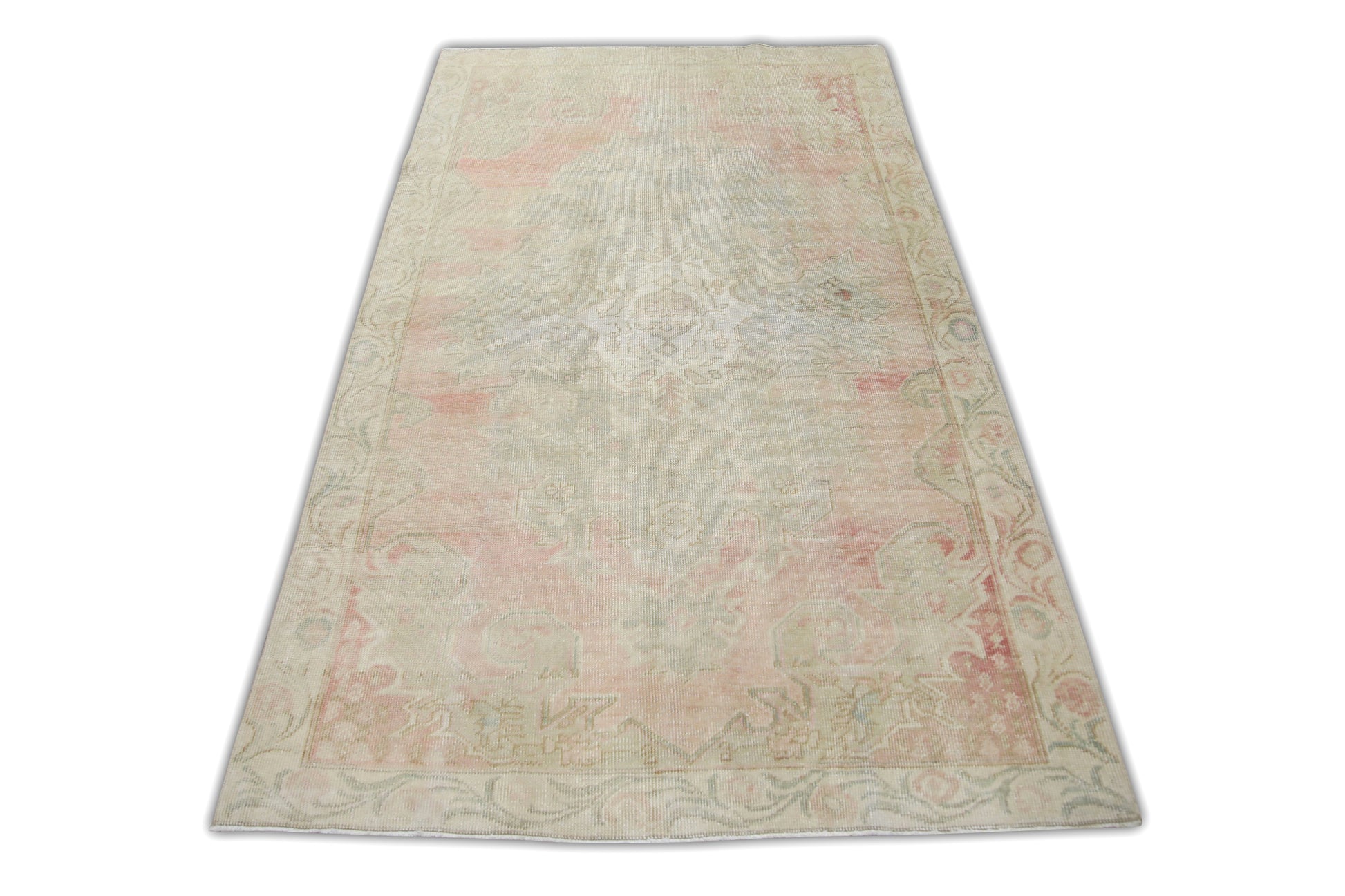 Turkish Vintage Anatolian Rug  4'3" x 7'2" #452