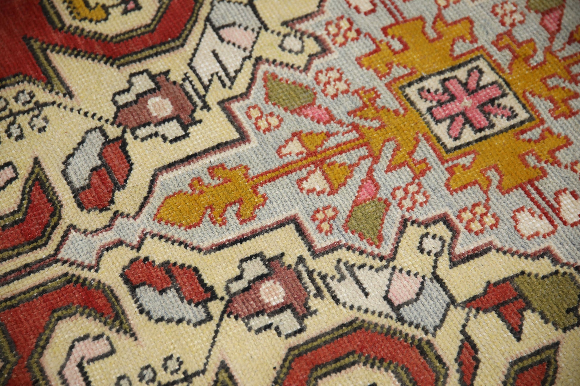 Turkish Vintage Anatolian Rug  4'3" x 7'6" #454