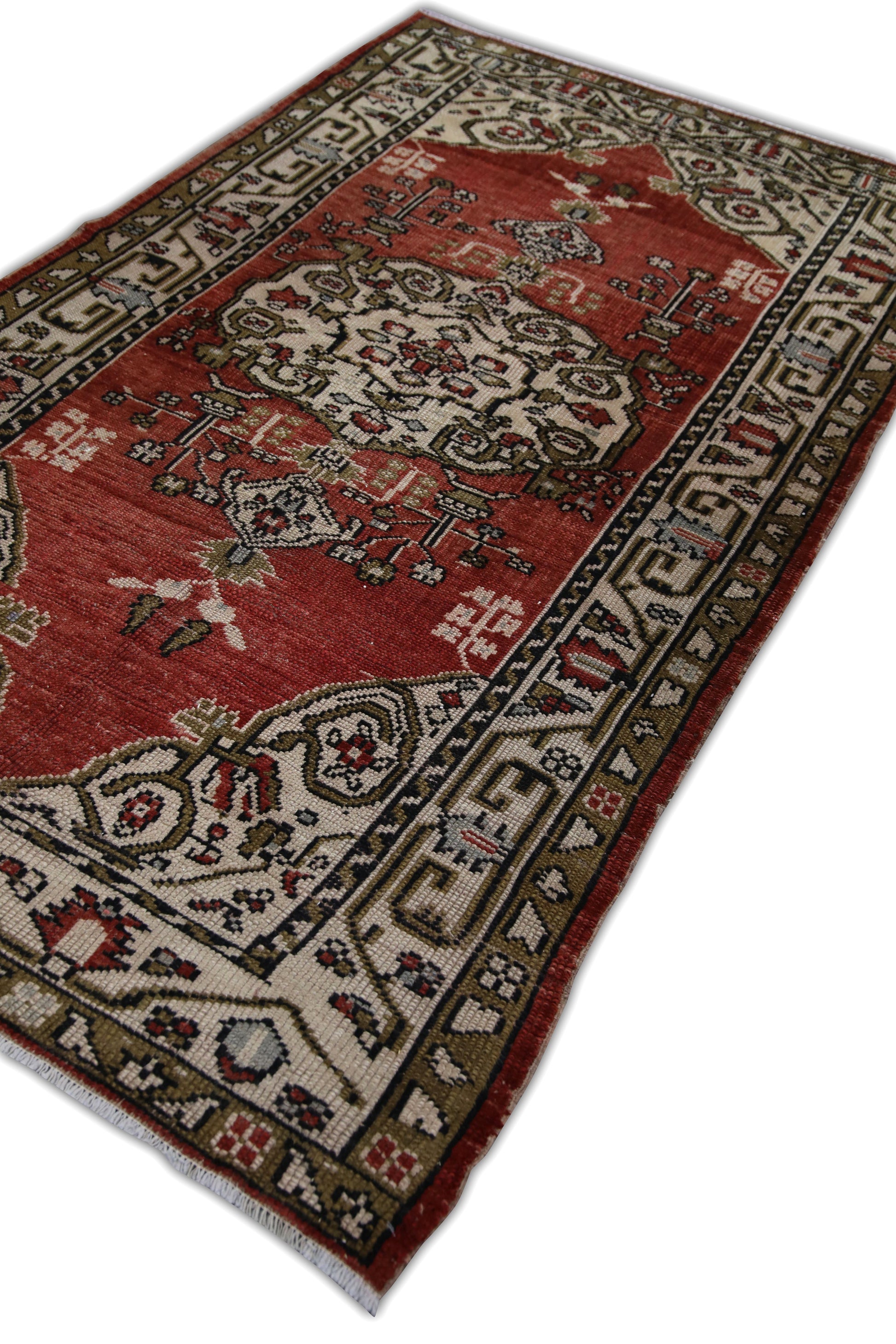 Turkish Vintage Anatolian Rug  4' x 7'8" #277