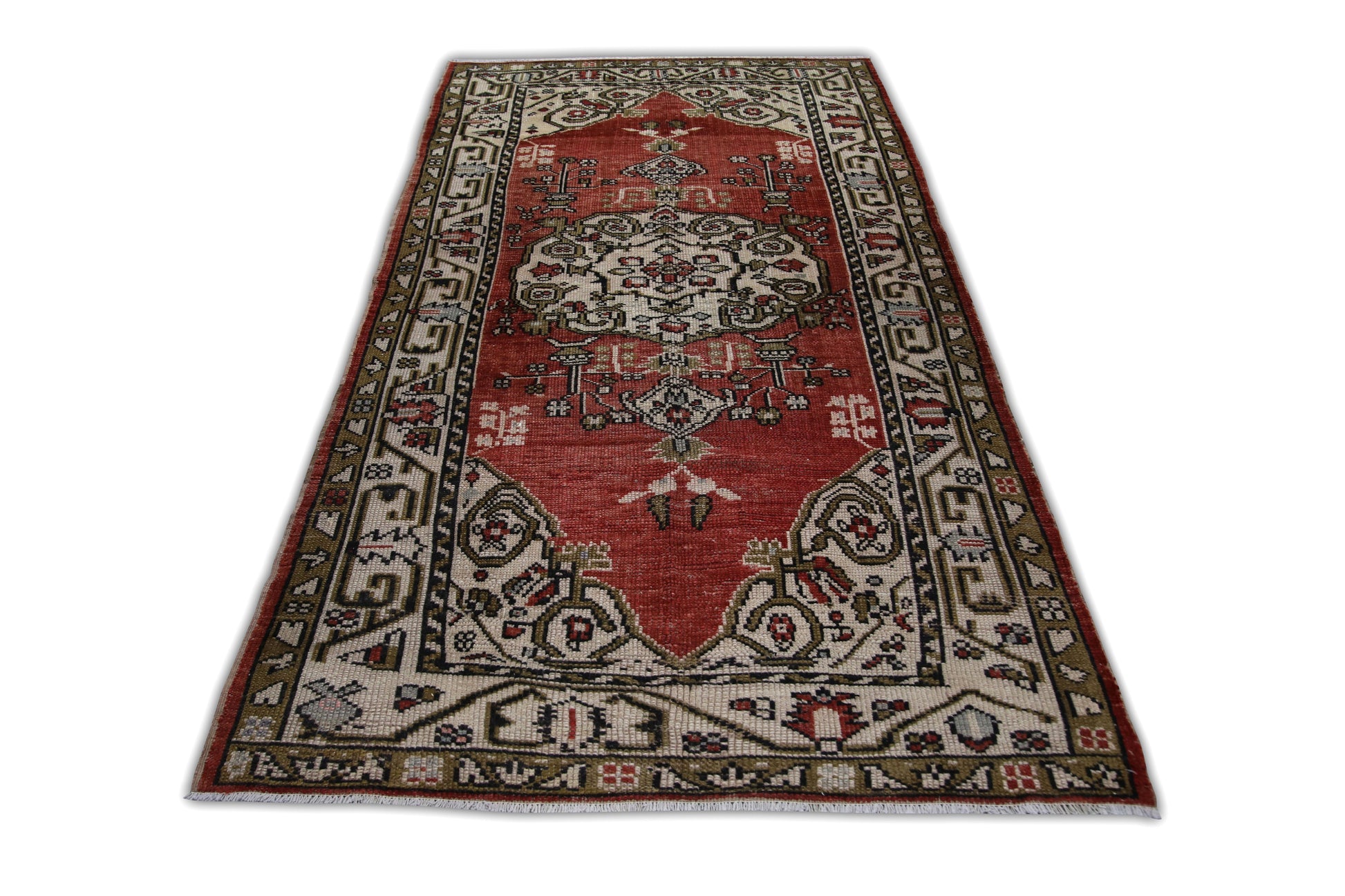 Turkish Vintage Anatolian Rug  4' x 7'8" #277