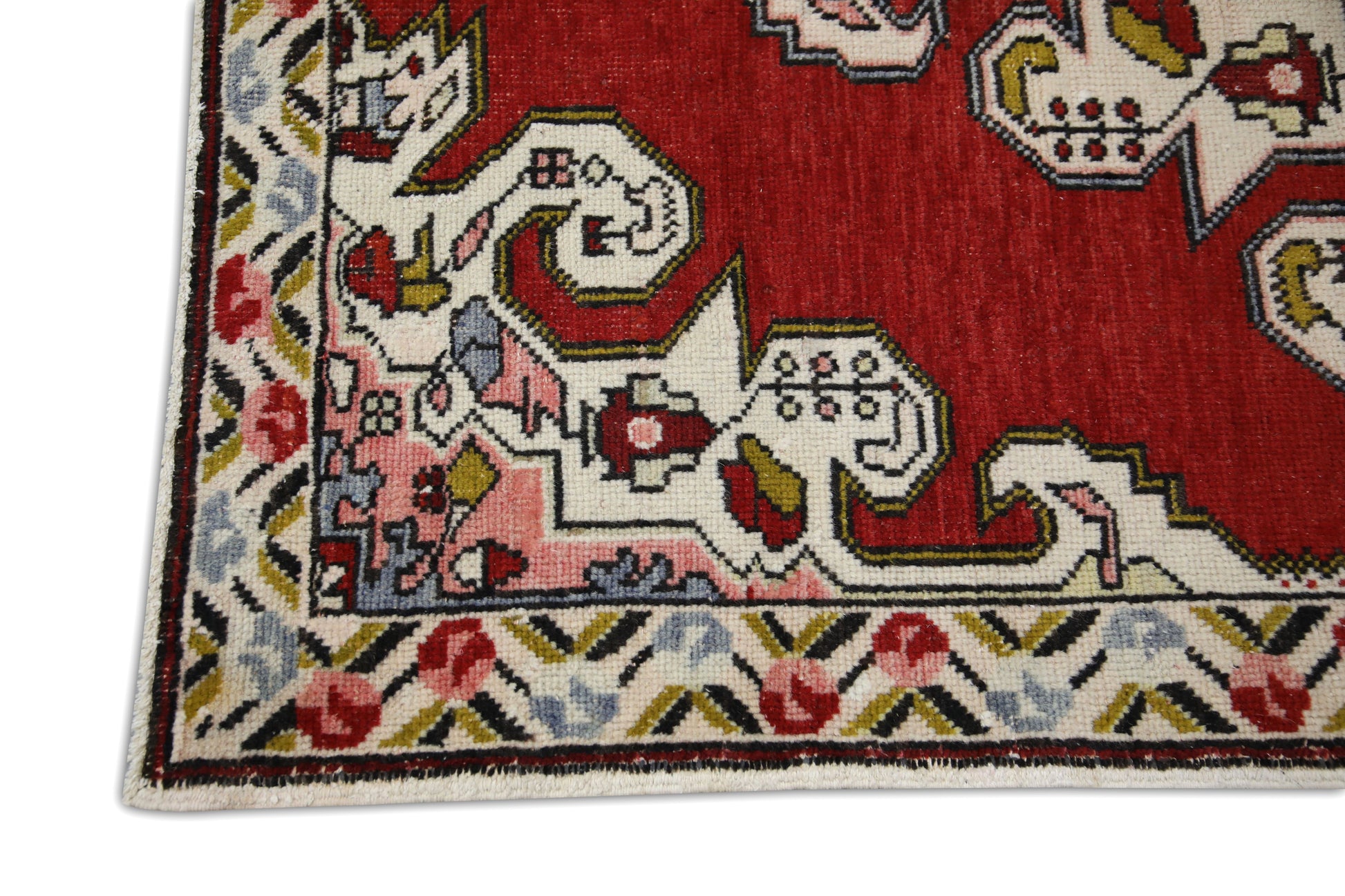 Turkish Vintage Anatolian Rug  4'6" x 7'3" #262