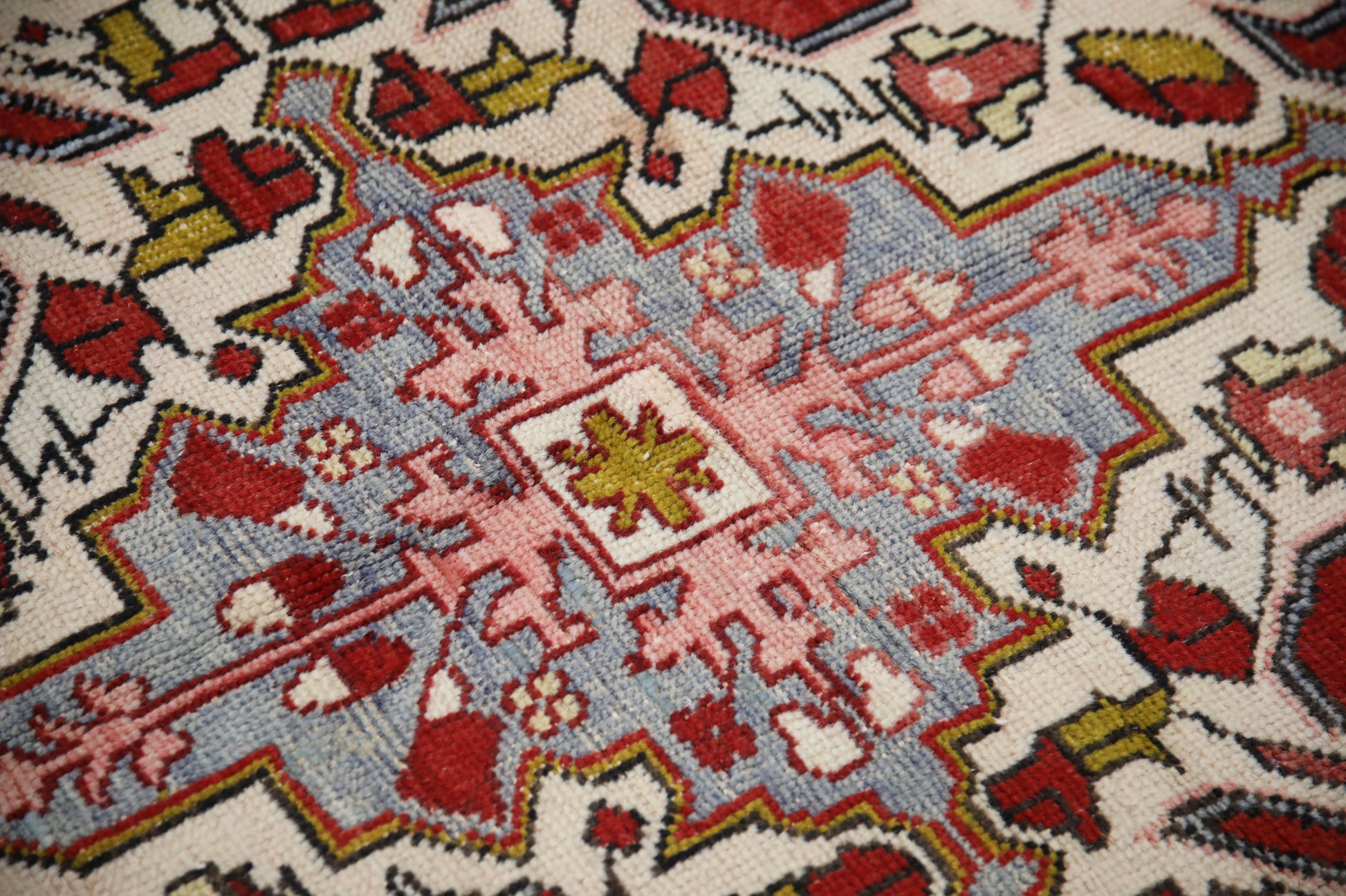 Turkish Vintage Anatolian Rug  4'6" x 7'3" #262