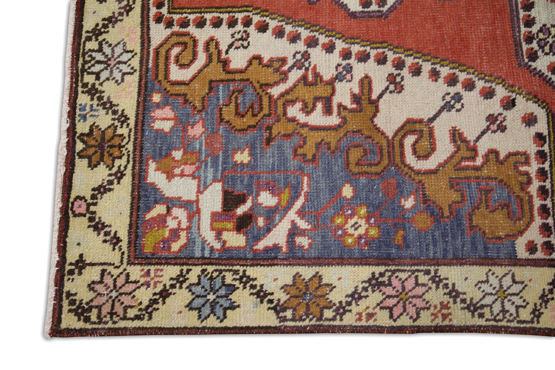 Turkish Vintage Anatolian Rug  4'3" x 8'2" #204