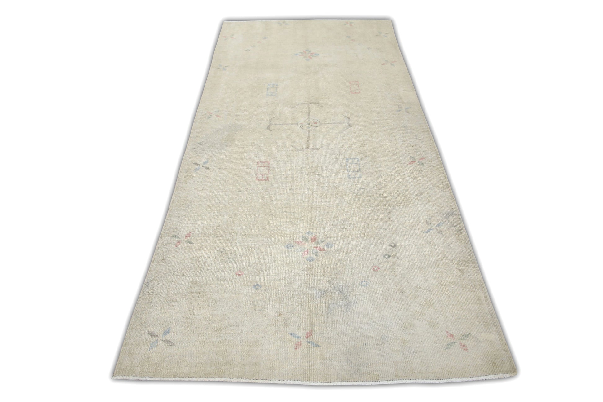 Turkish Vintage Anatolian Rug  3'11" x 8' #132