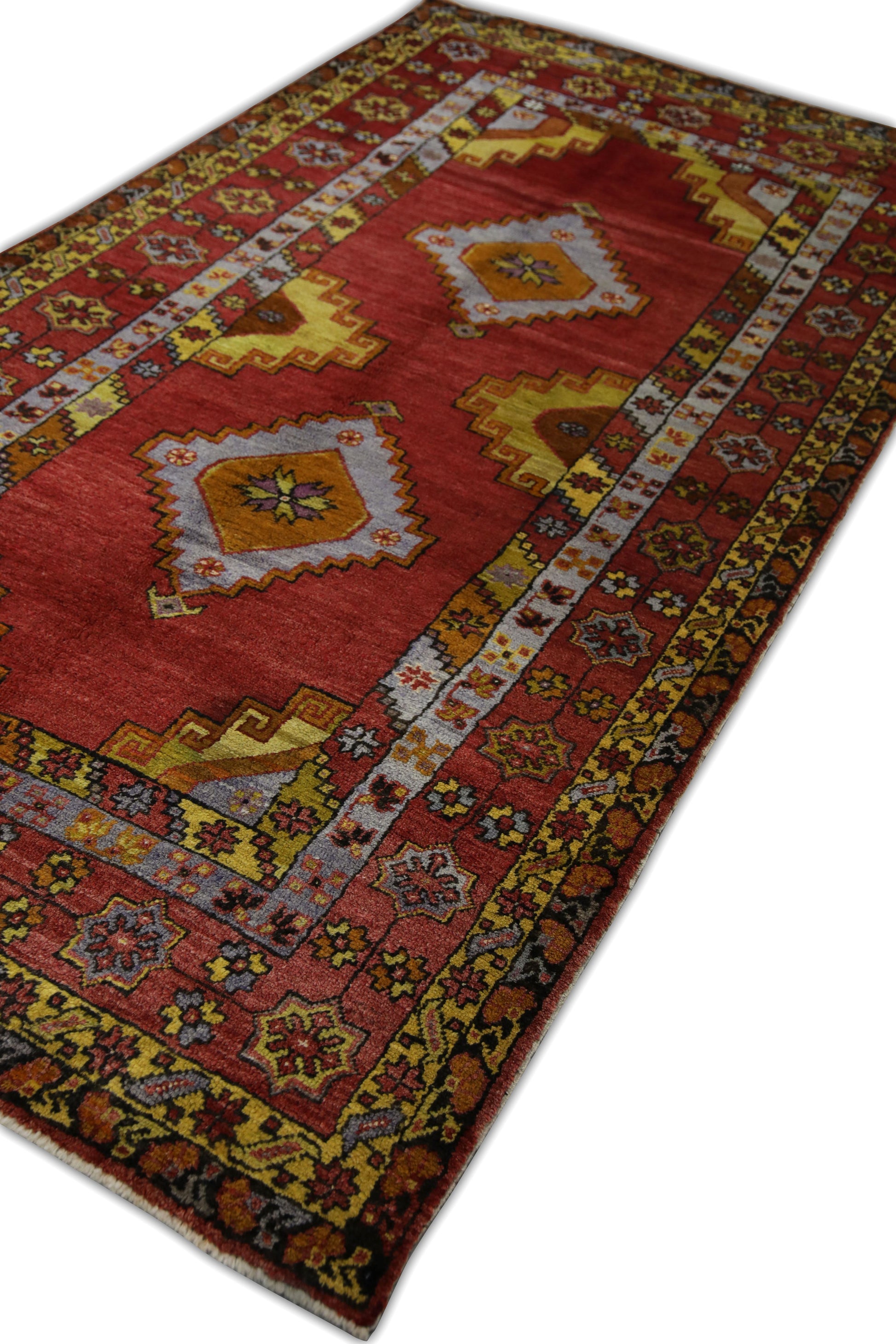 Turkish Vintage Anatolian Rug  4'7" x 8'7" #123