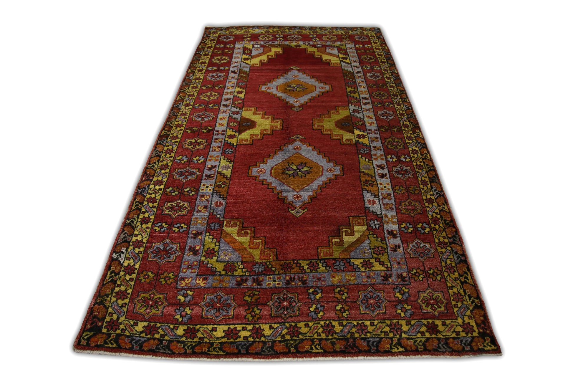 Turkish Vintage Anatolian Rug  4'7" x 8'7" #123