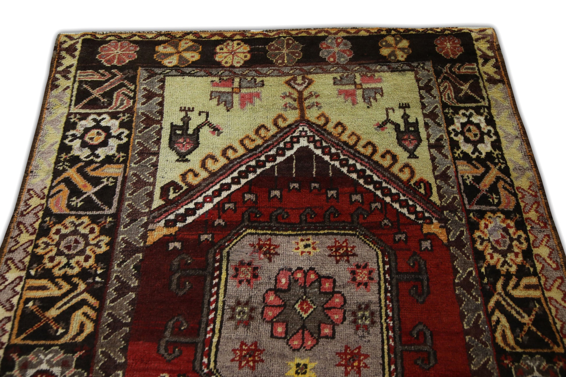 Turkish Vintage Anatolian Rug  4'4" x 8'6" #115