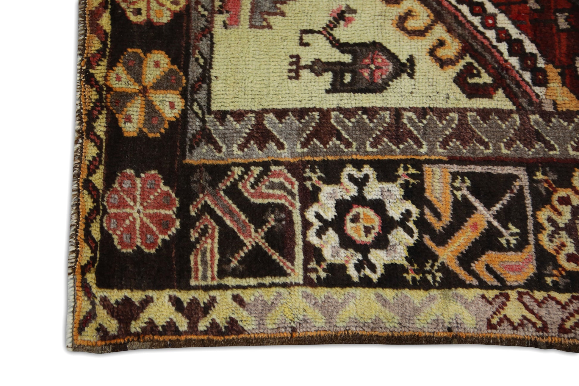 Turkish Vintage Anatolian Rug  4'4" x 8'6" #115