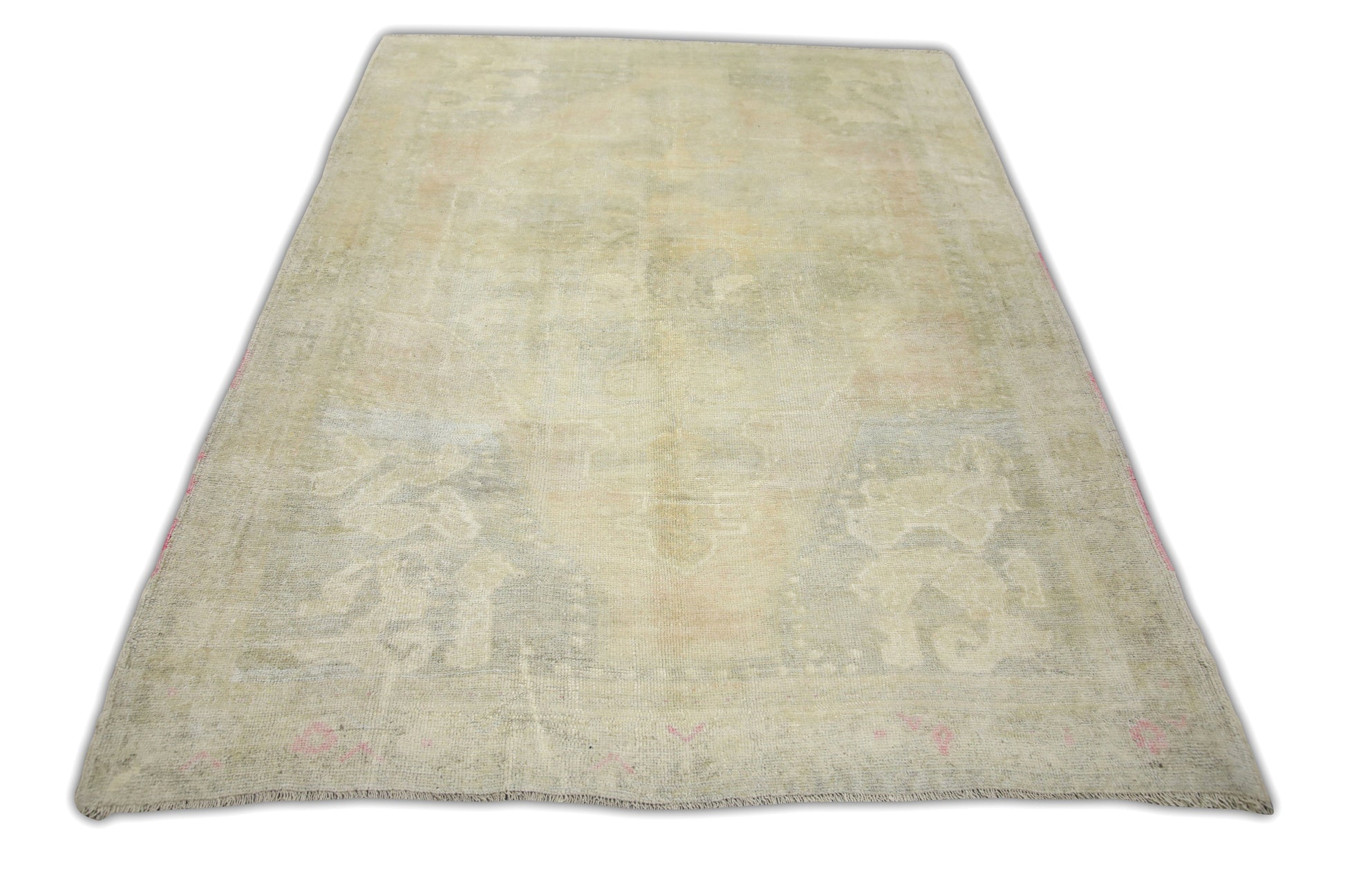 Turkish Vintage Anatolian Rug  5'3" x 7' #106