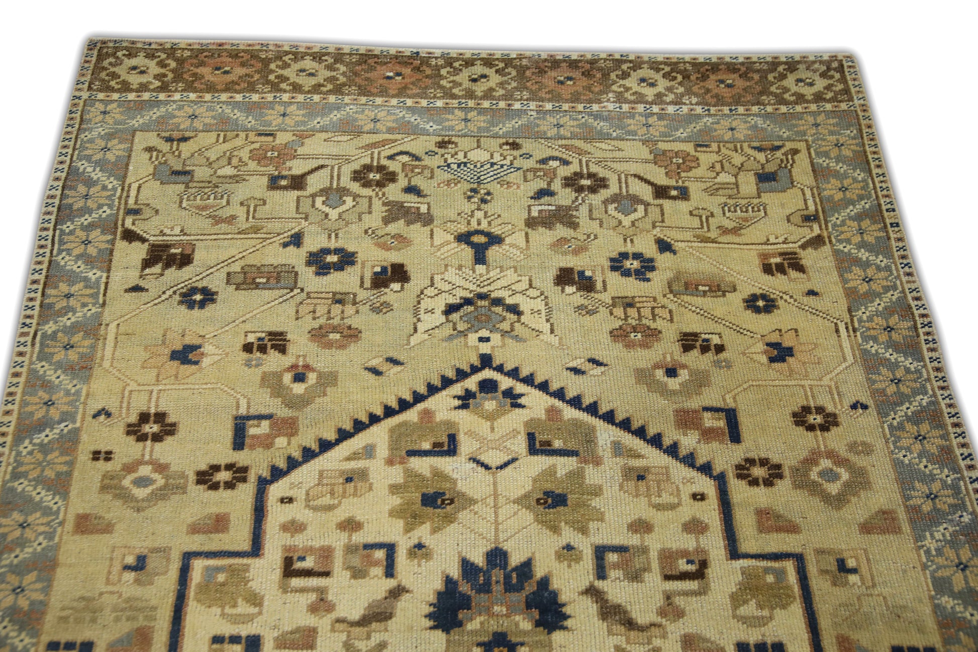 Turkish Vintage Anatolian Rug  3'10" x 8'4" #13