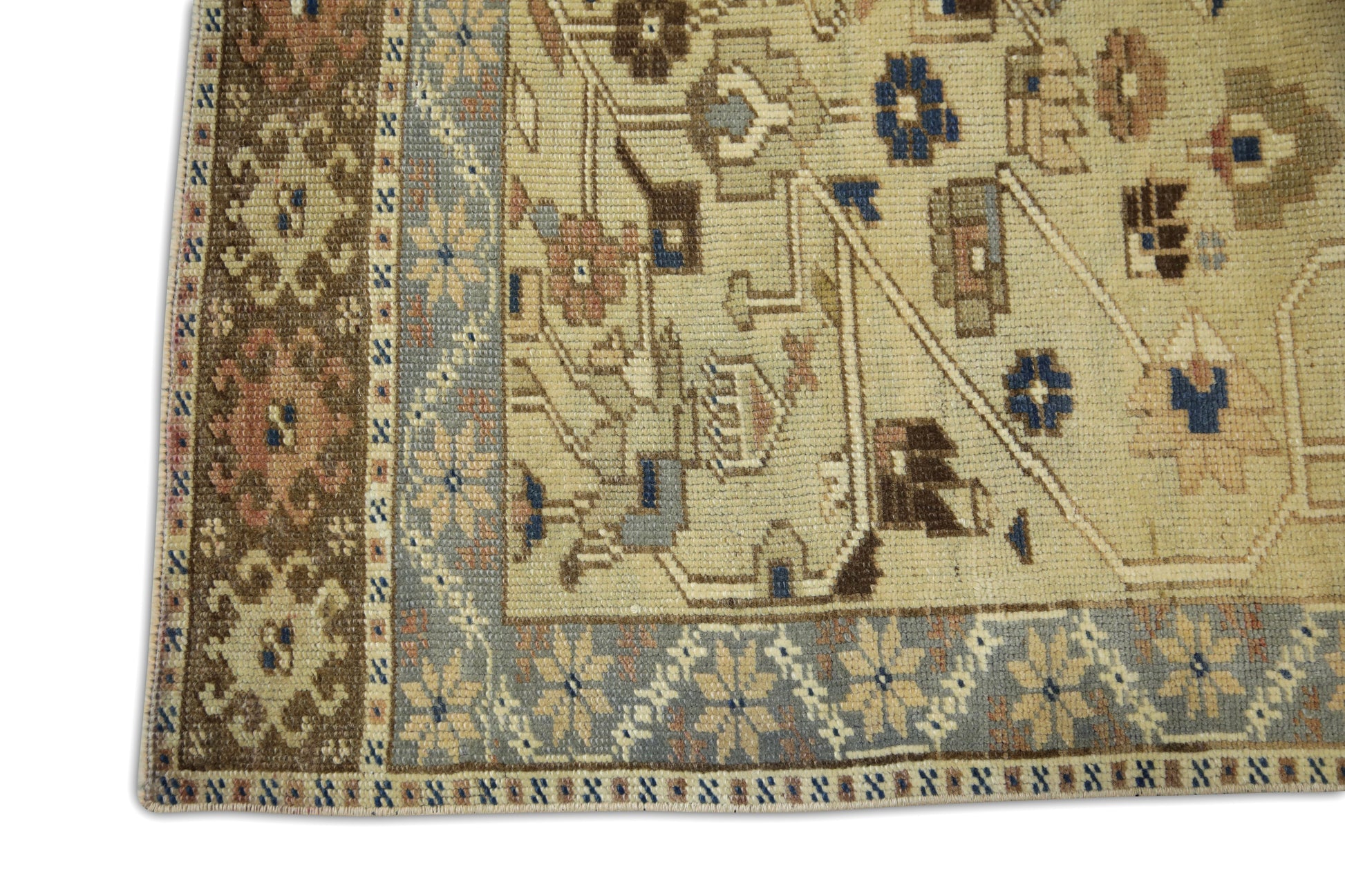 Turkish Vintage Anatolian Rug  3'10" x 8'4" #13