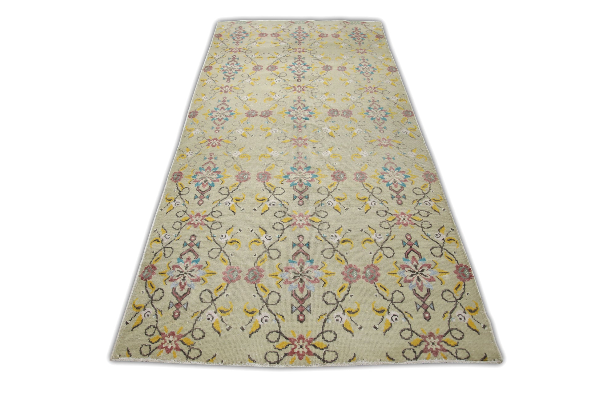 Turkish Vintage Anatolian Rug  4'2" x 8'11" #424