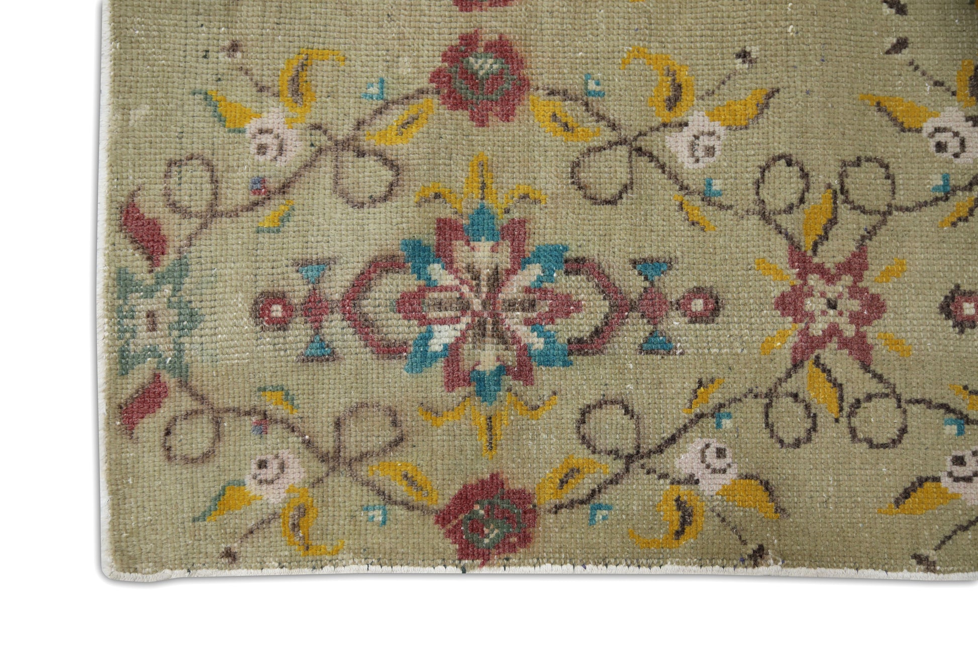 Turkish Vintage Anatolian Rug  4'2" x 8'11" #424