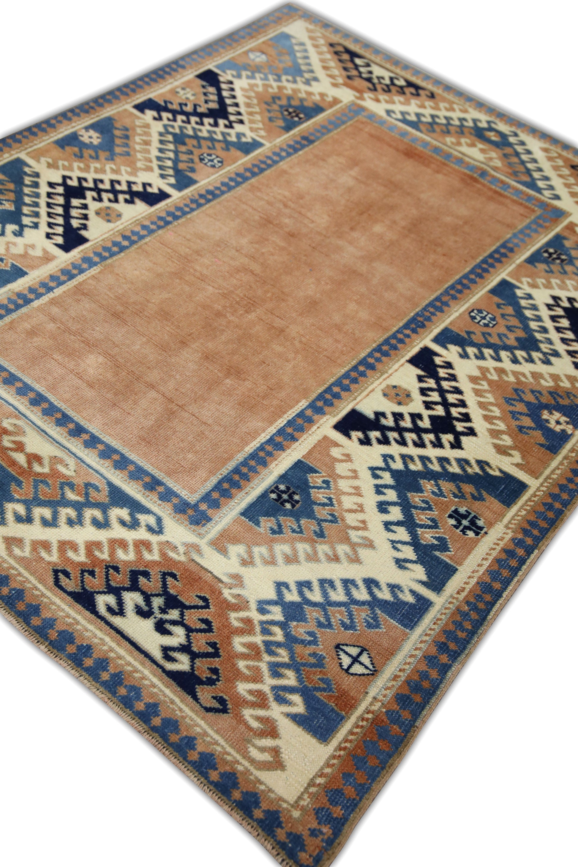 Turkish Vintage Anatolian Rug  4'9" x 5'11" #10