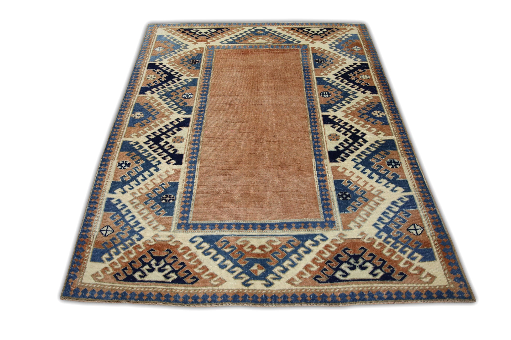 Turkish Vintage Anatolian Rug  4'9" x 5'11" #10