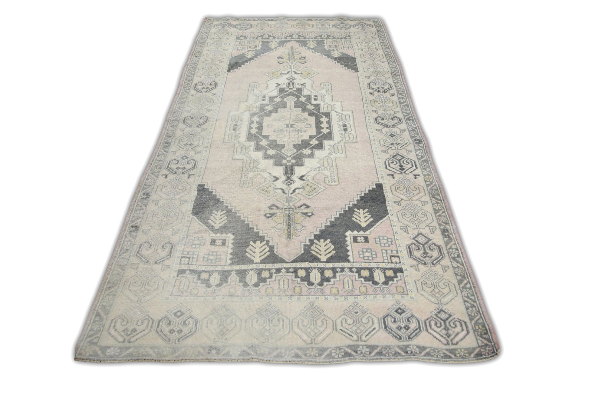Turkish Vintage Anatolian Rug  4'6" x 8'4" #2129