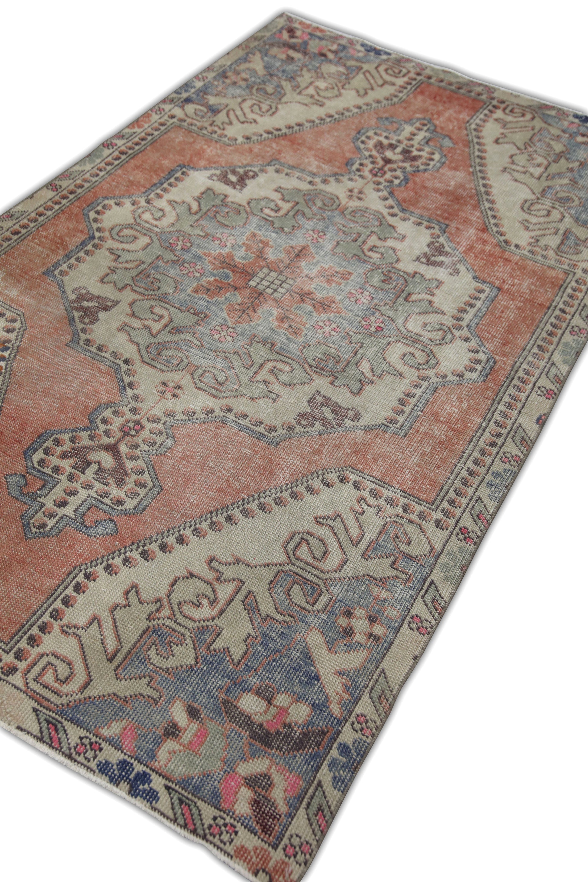 Turkish Vintage Anatolian Rug  4' x 6'11" #4