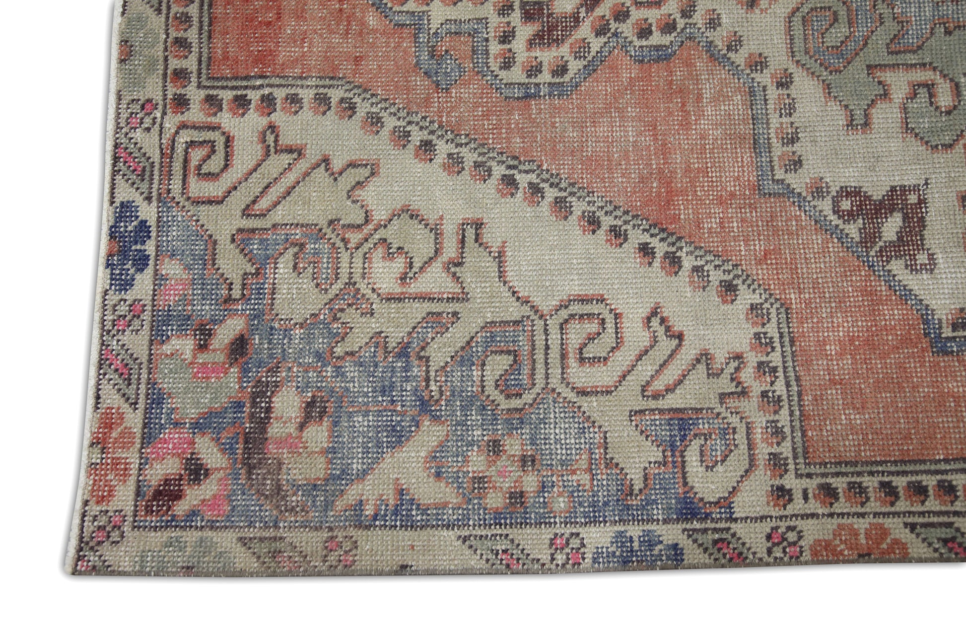 Turkish Vintage Anatolian Rug  4' x 6'11" #4