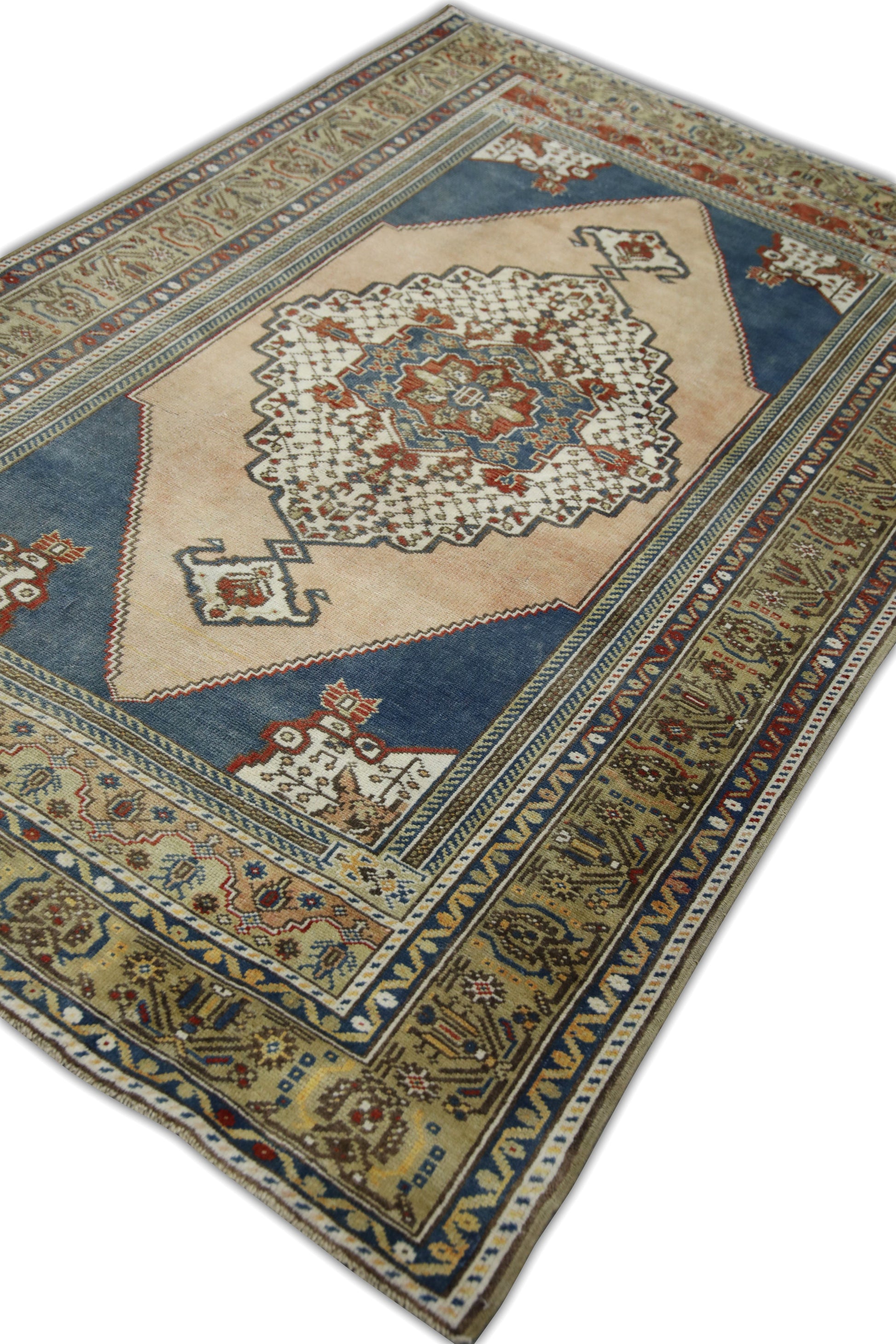 Turkish Vintage Anatolian Rug  4'7" x 7' #218