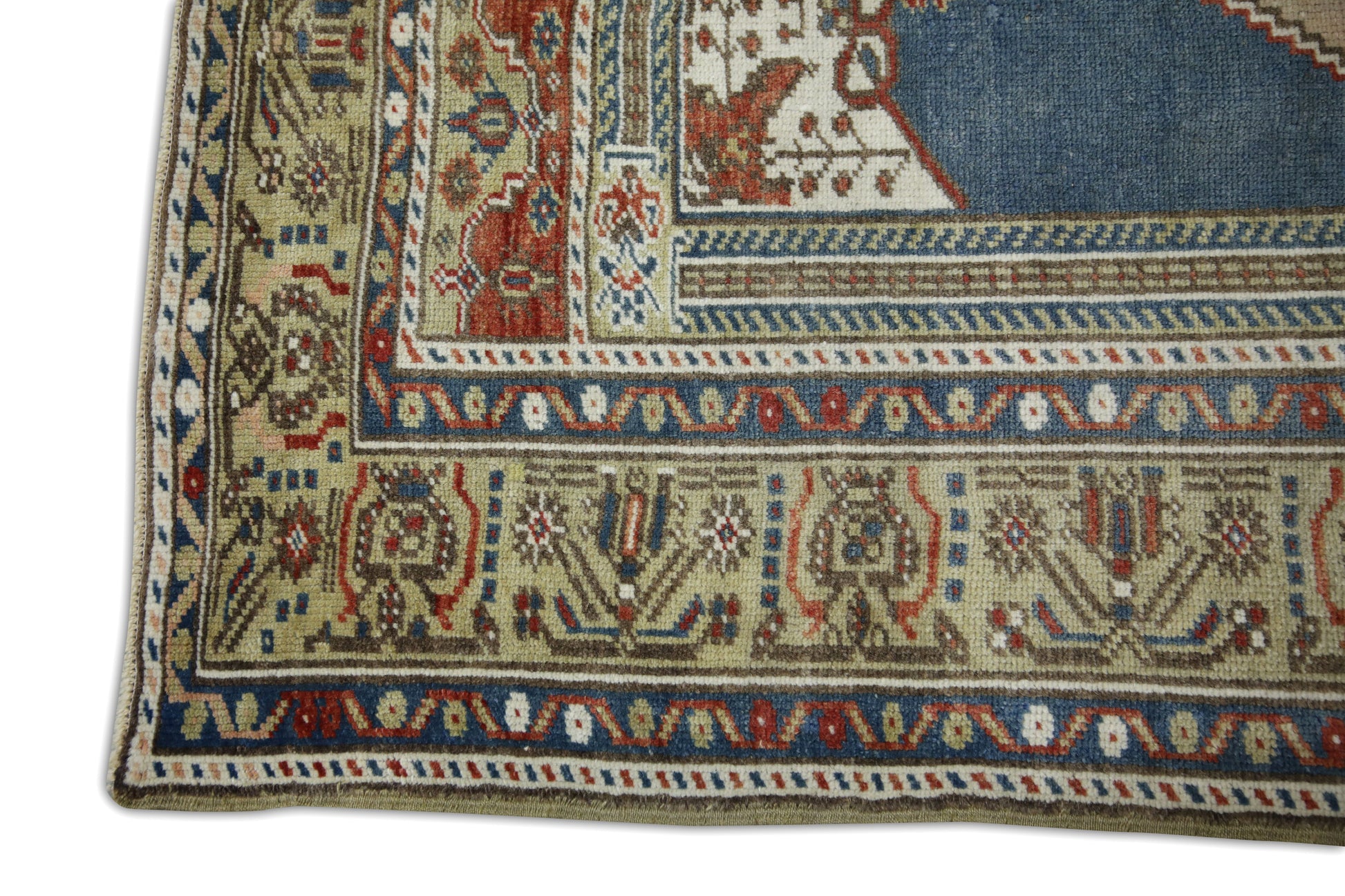 Turkish Vintage Anatolian Rug  4'7" x 7' #218