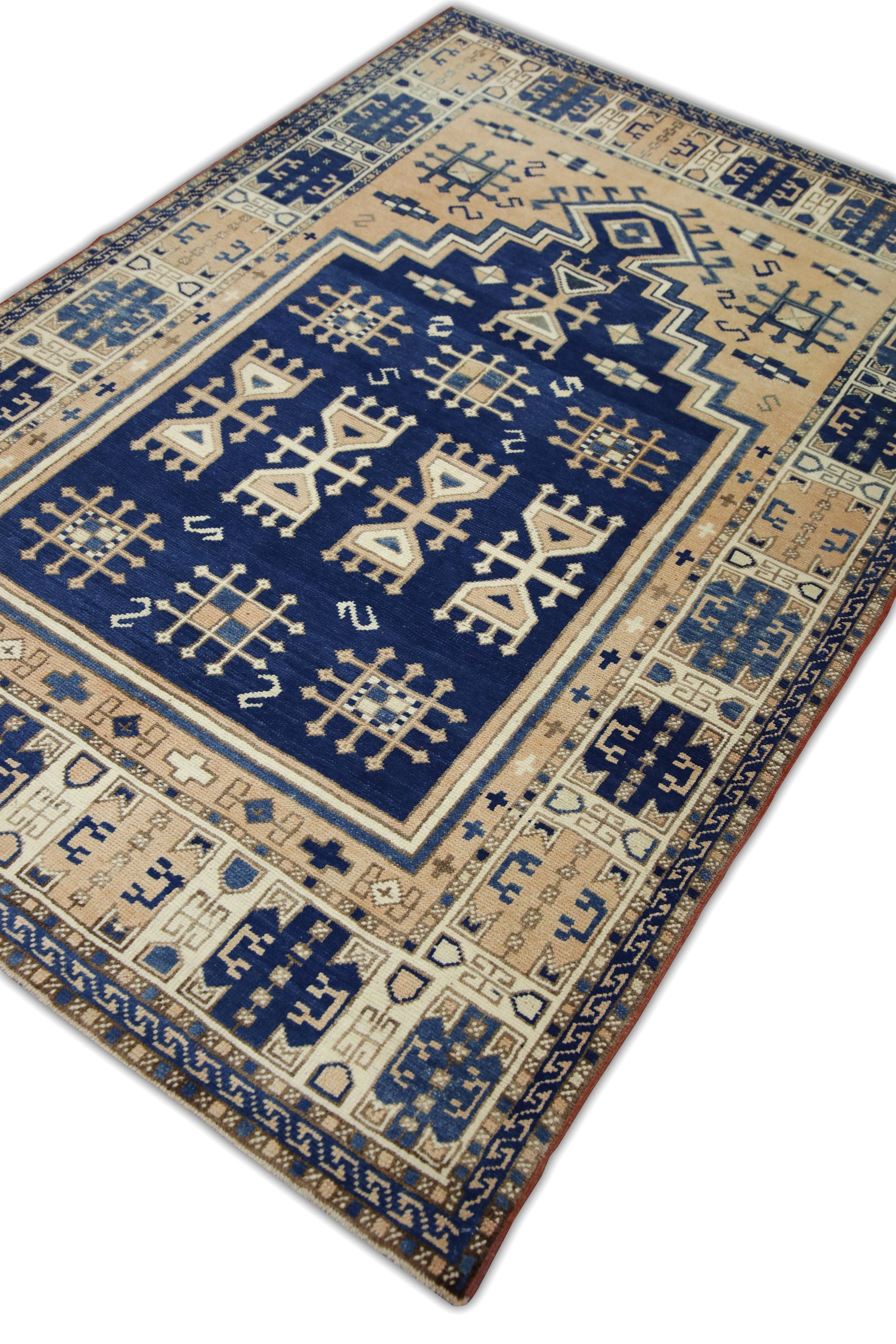 Turkish Vintage Anatolian Rug  4'5" x 6'5" #35
