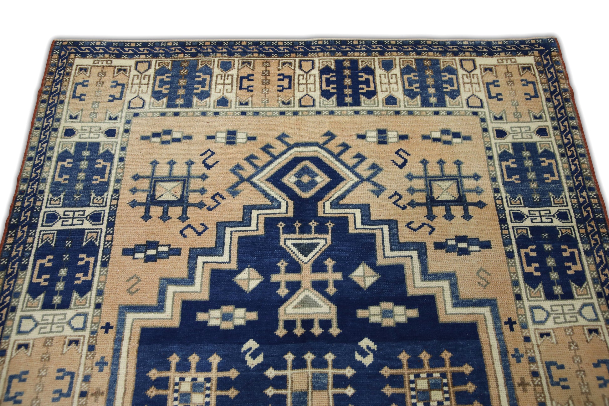 Turkish Vintage Anatolian Rug  4'5" x 6'5" #35