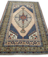 Turkish Vintage Anatolian Rug  4'2" x 7'1" #202