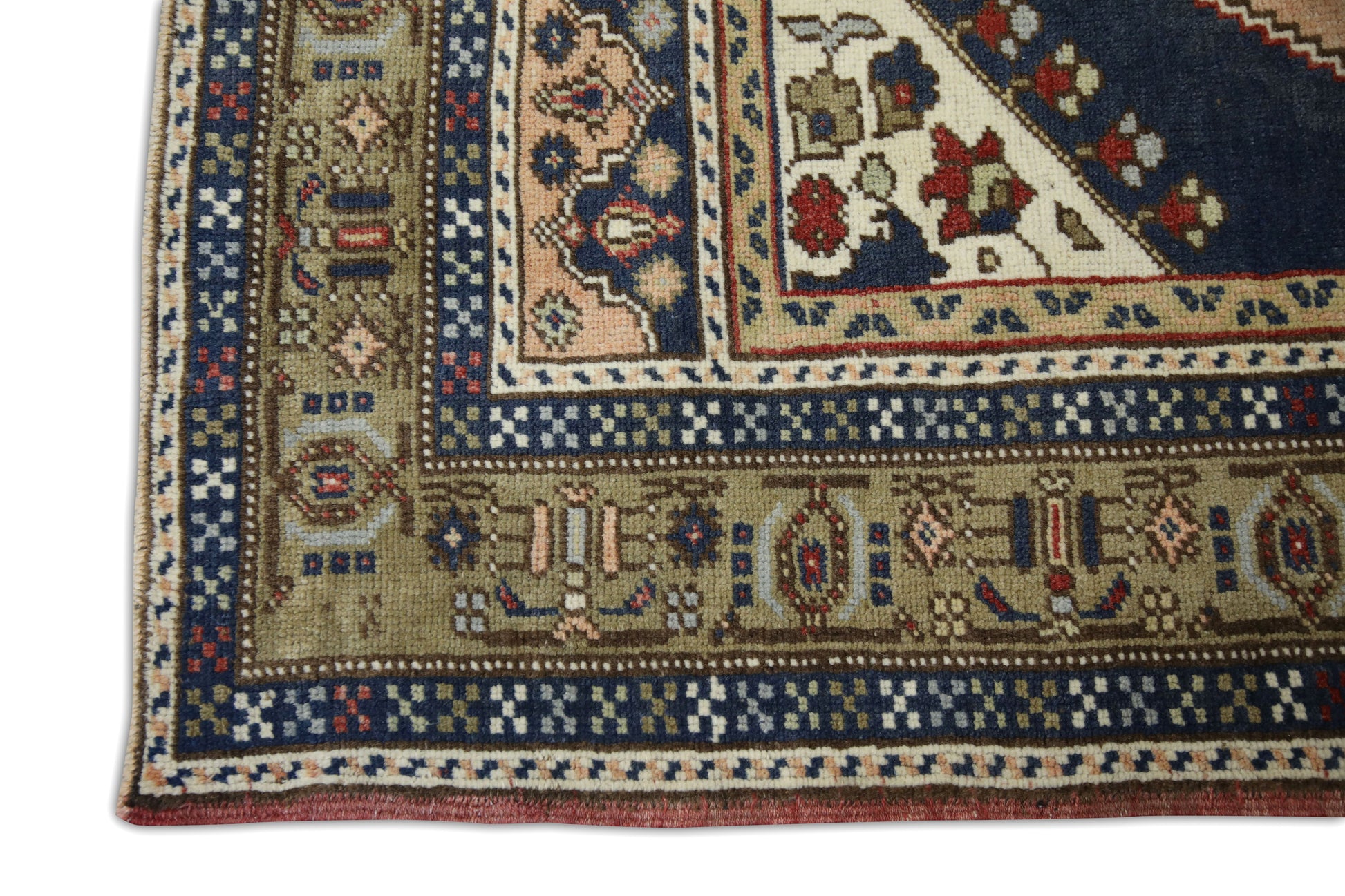 Turkish Vintage Anatolian Rug  4'2" x 7'1" #202