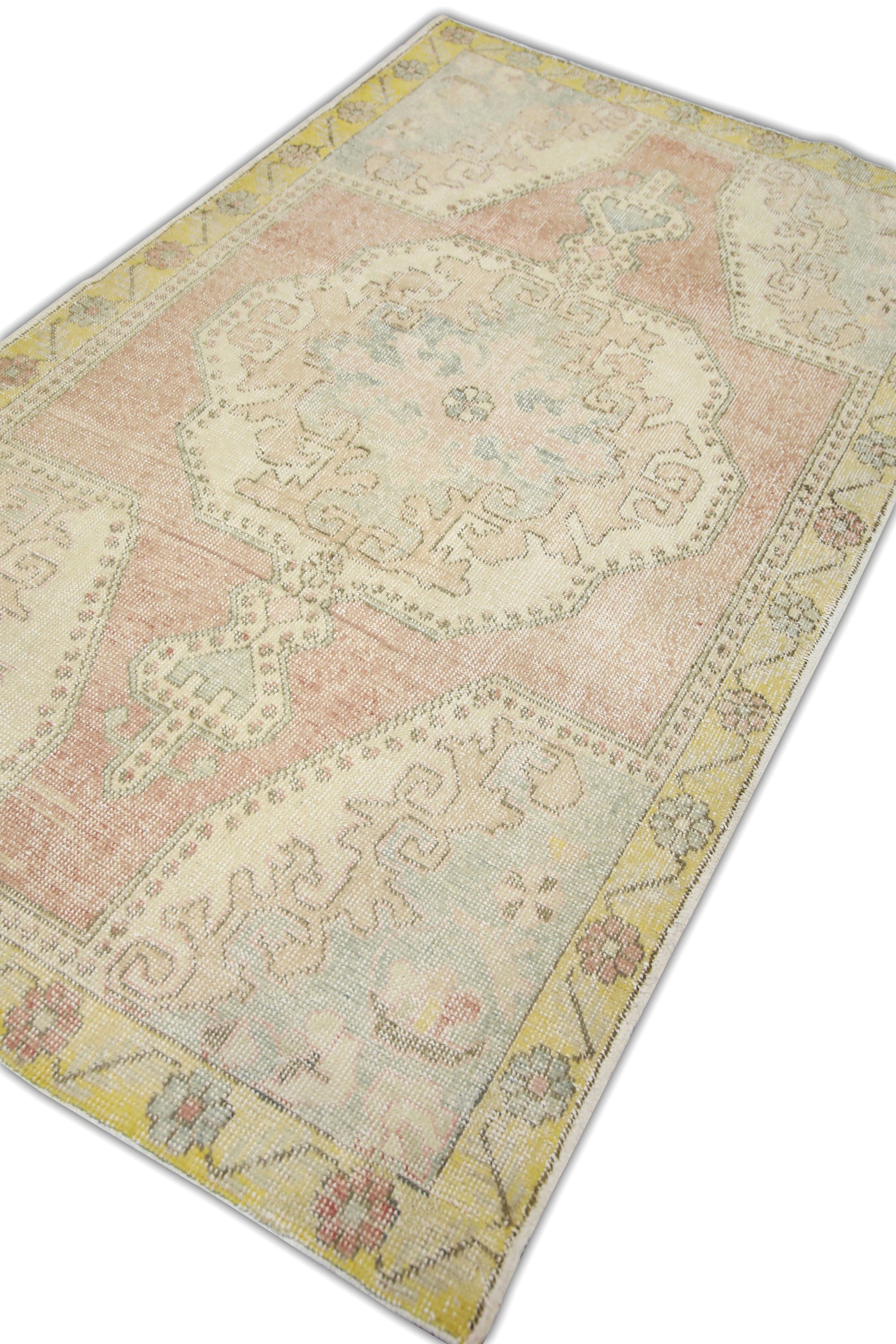 Turkish Vintage Anatolian Rug  4'3" x 7'3" #176