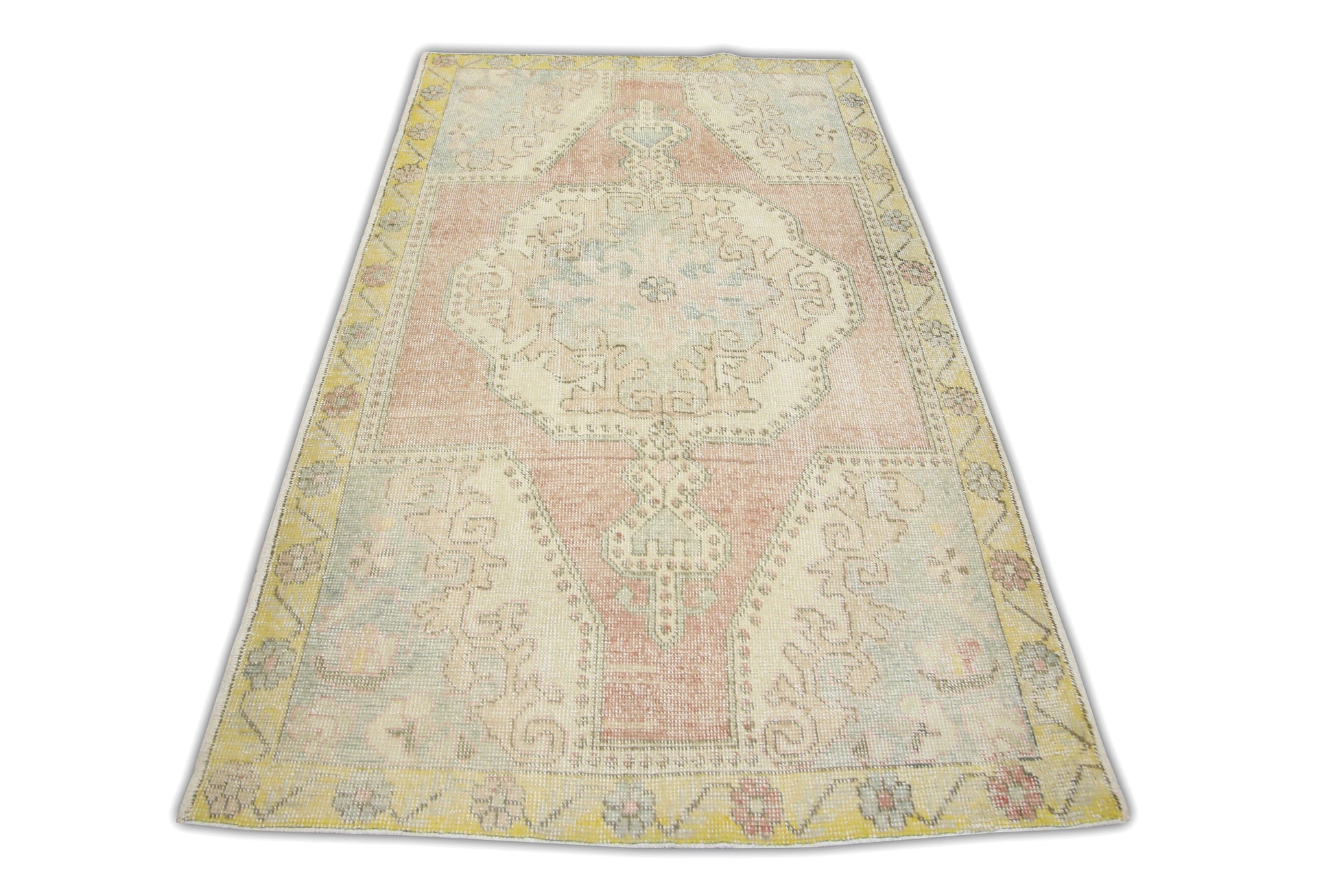 Turkish Vintage Anatolian Rug  4'3" x 7'3" #176